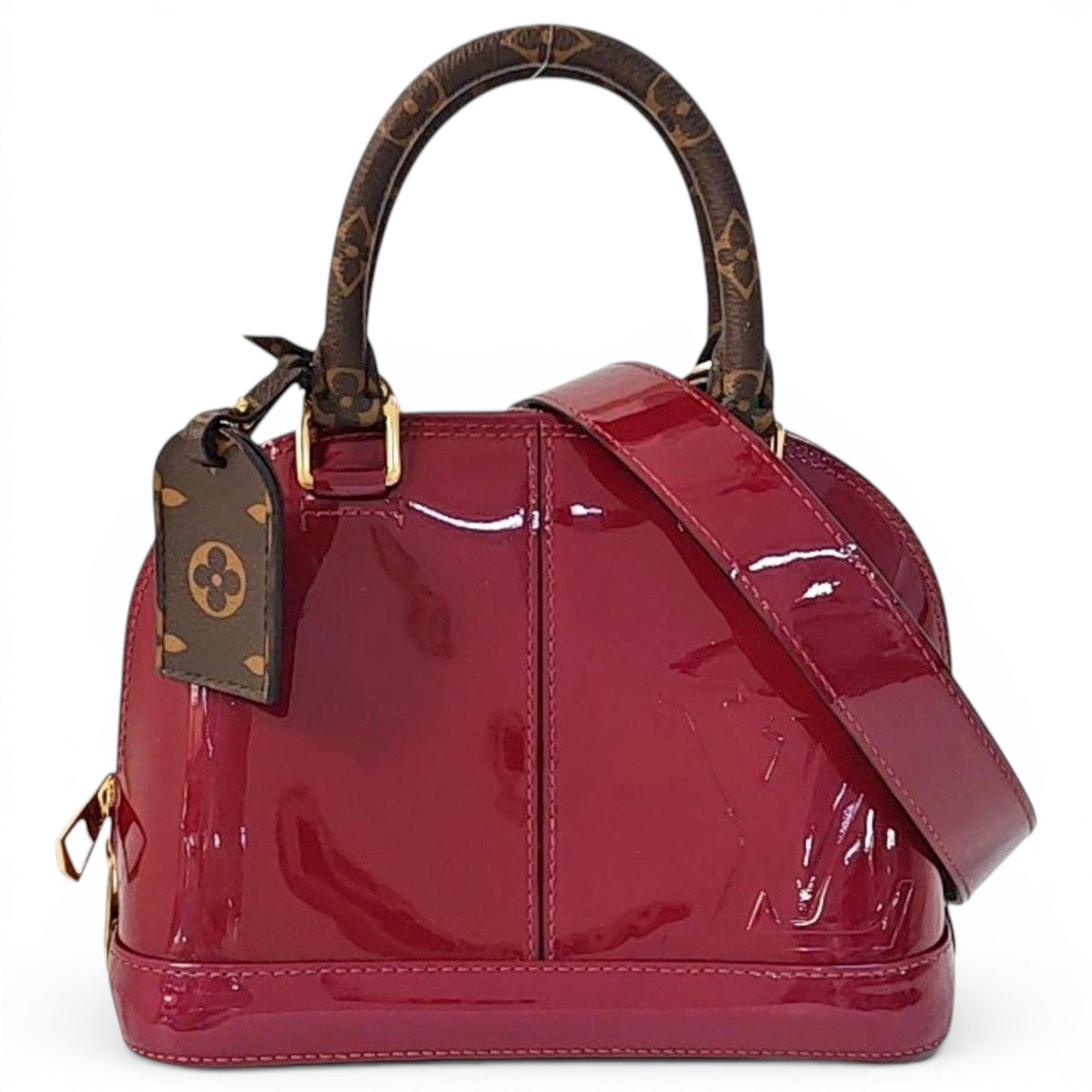 Alma patent leather handbag