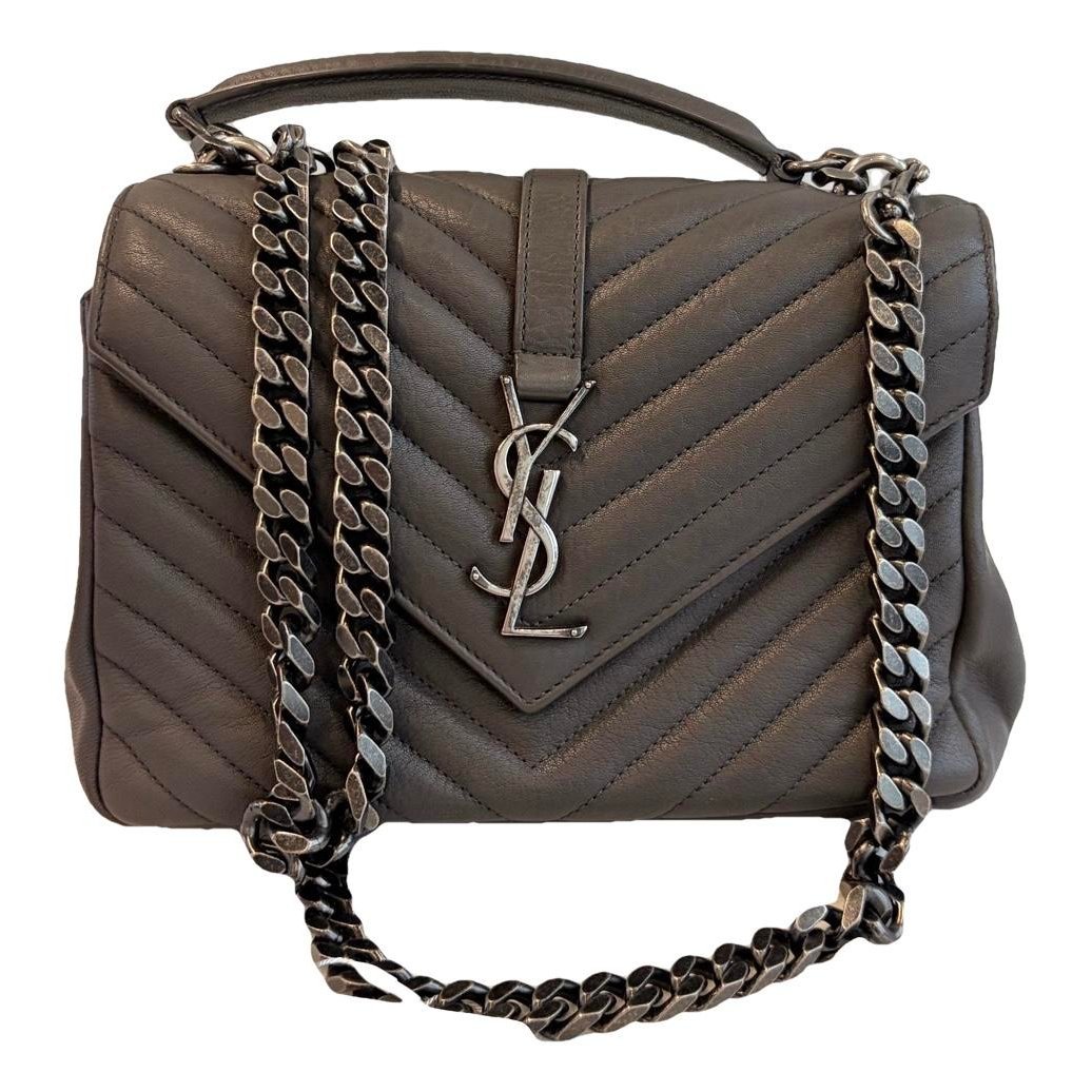 Collége monogramme leather handbag