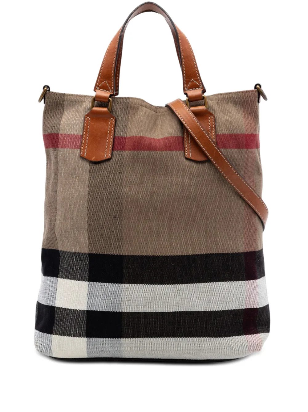 2000-2017 Medium Mega Check Canvas Tottenham Brit satchel