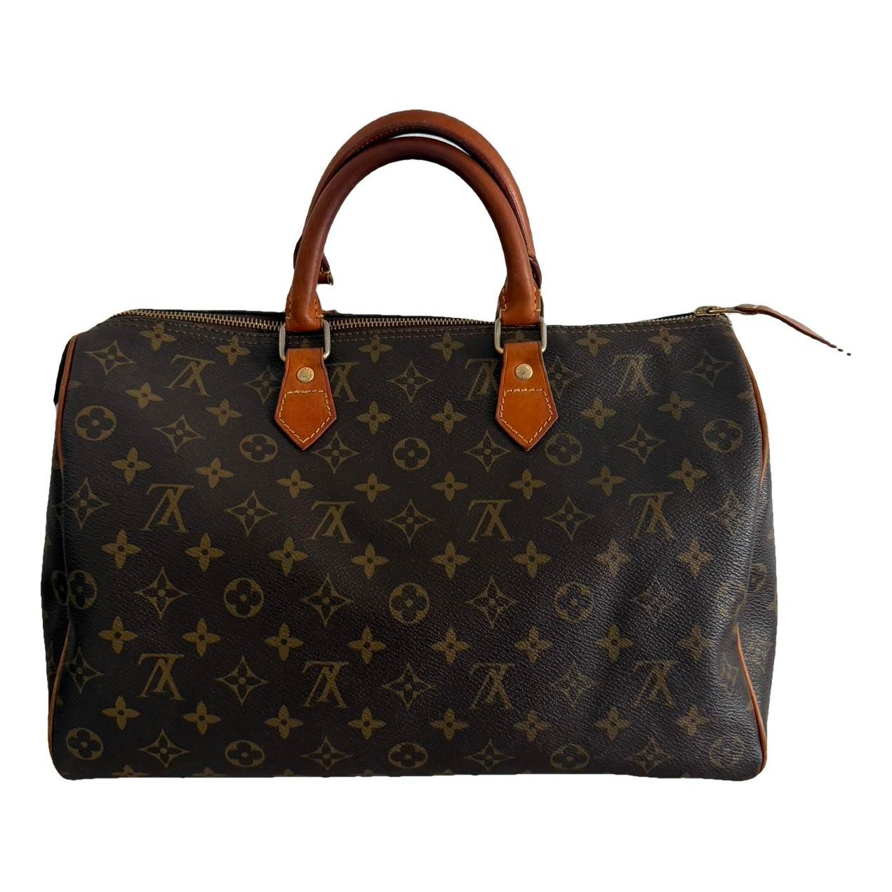 Speedy leather handbag