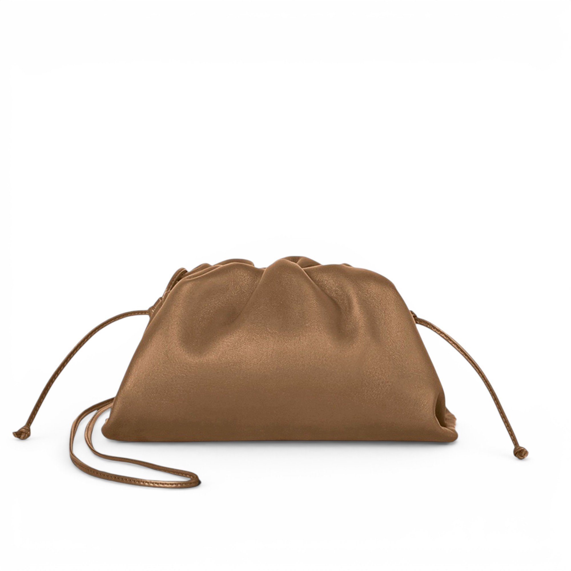Pouch leather handbag