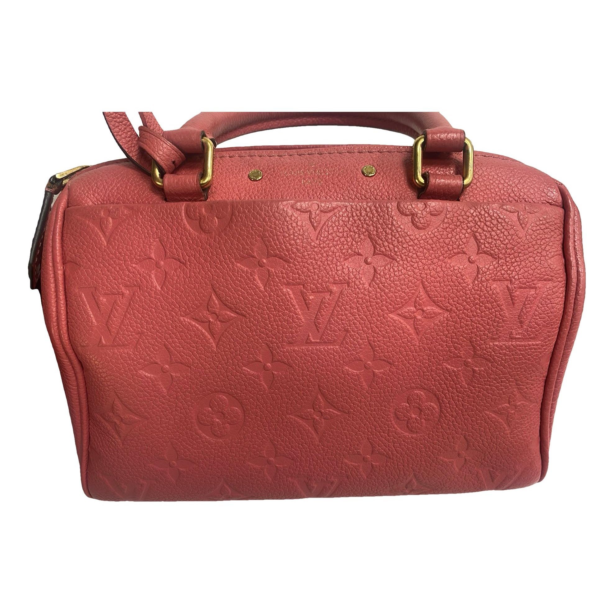 Louis Vuitton Nano Speedy / Mini HL leather handbag