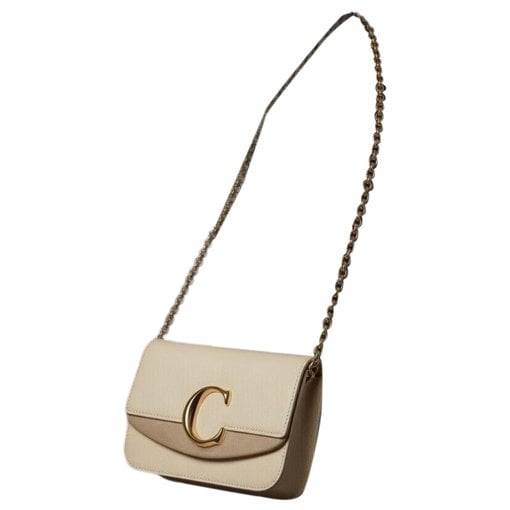 C leather handbag