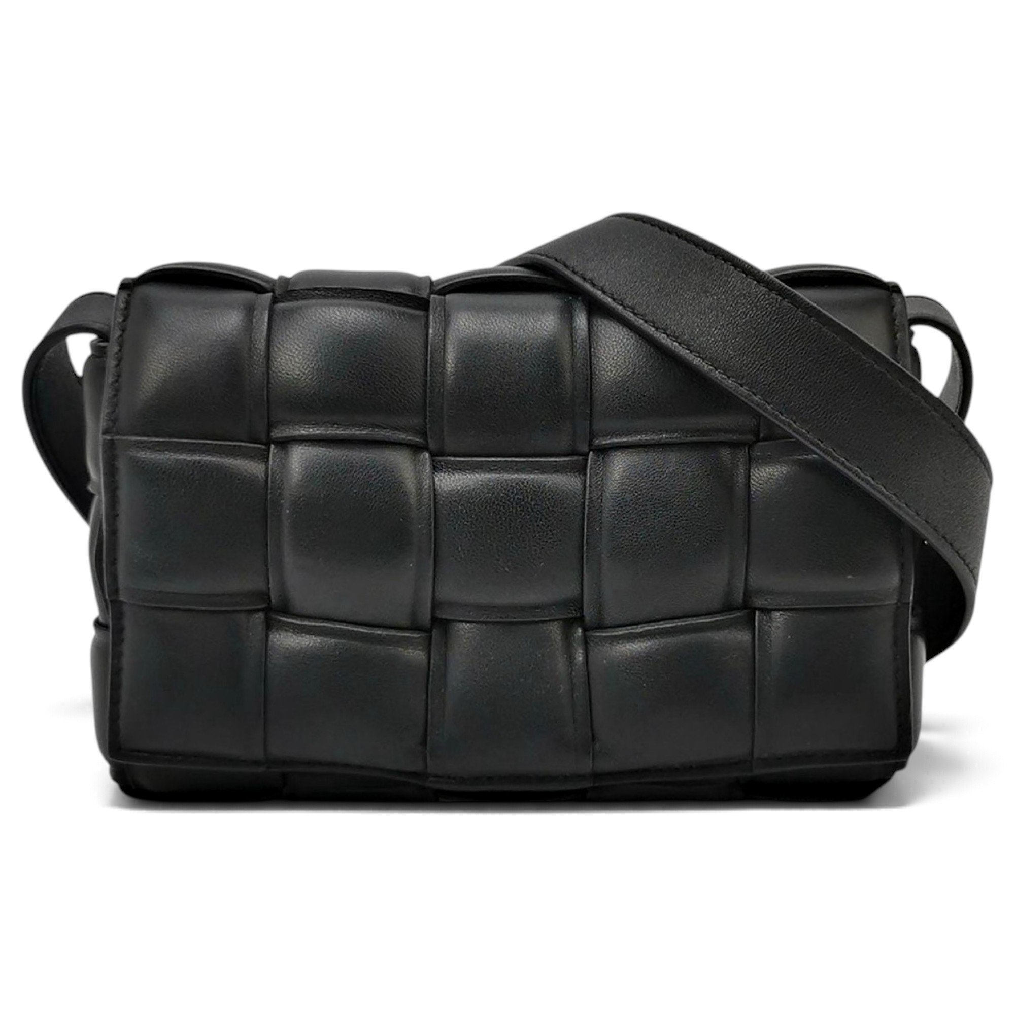 Cassette Padded leather handbag