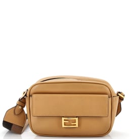 Fendi Baguette Camera Crossbody Bag Leather