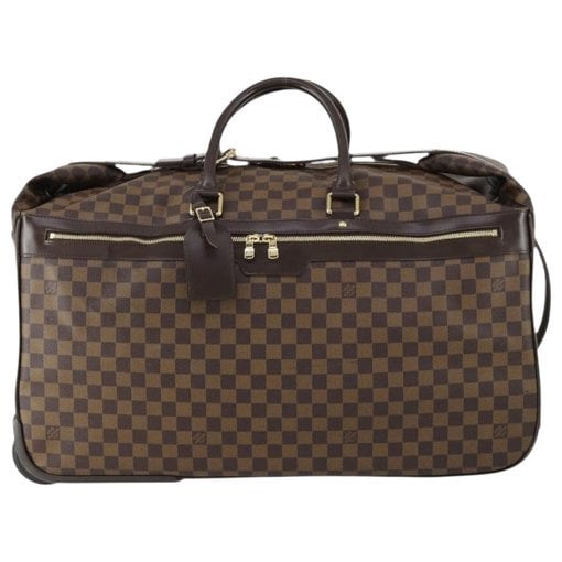 Keepall leather travel bag