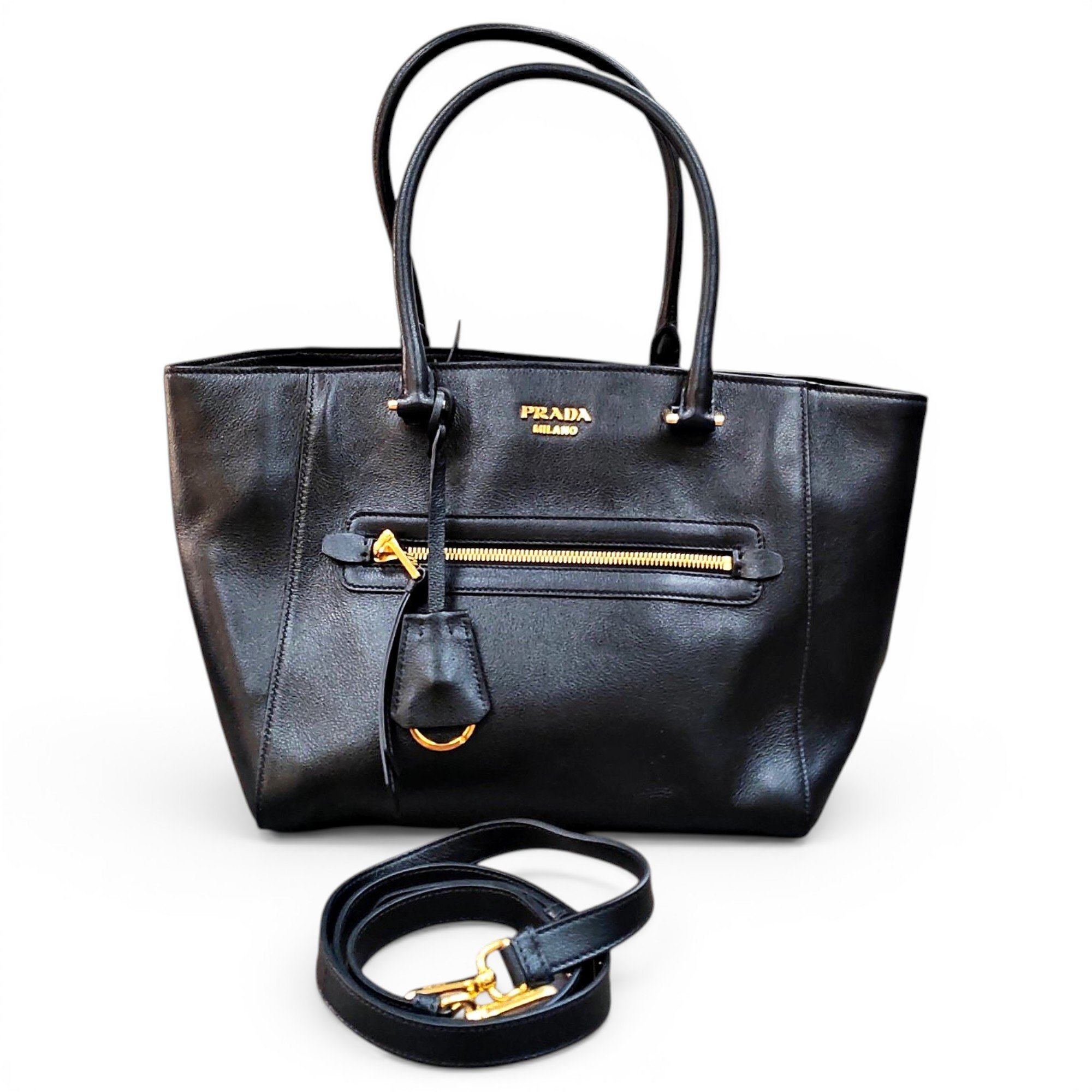 Leather handbag