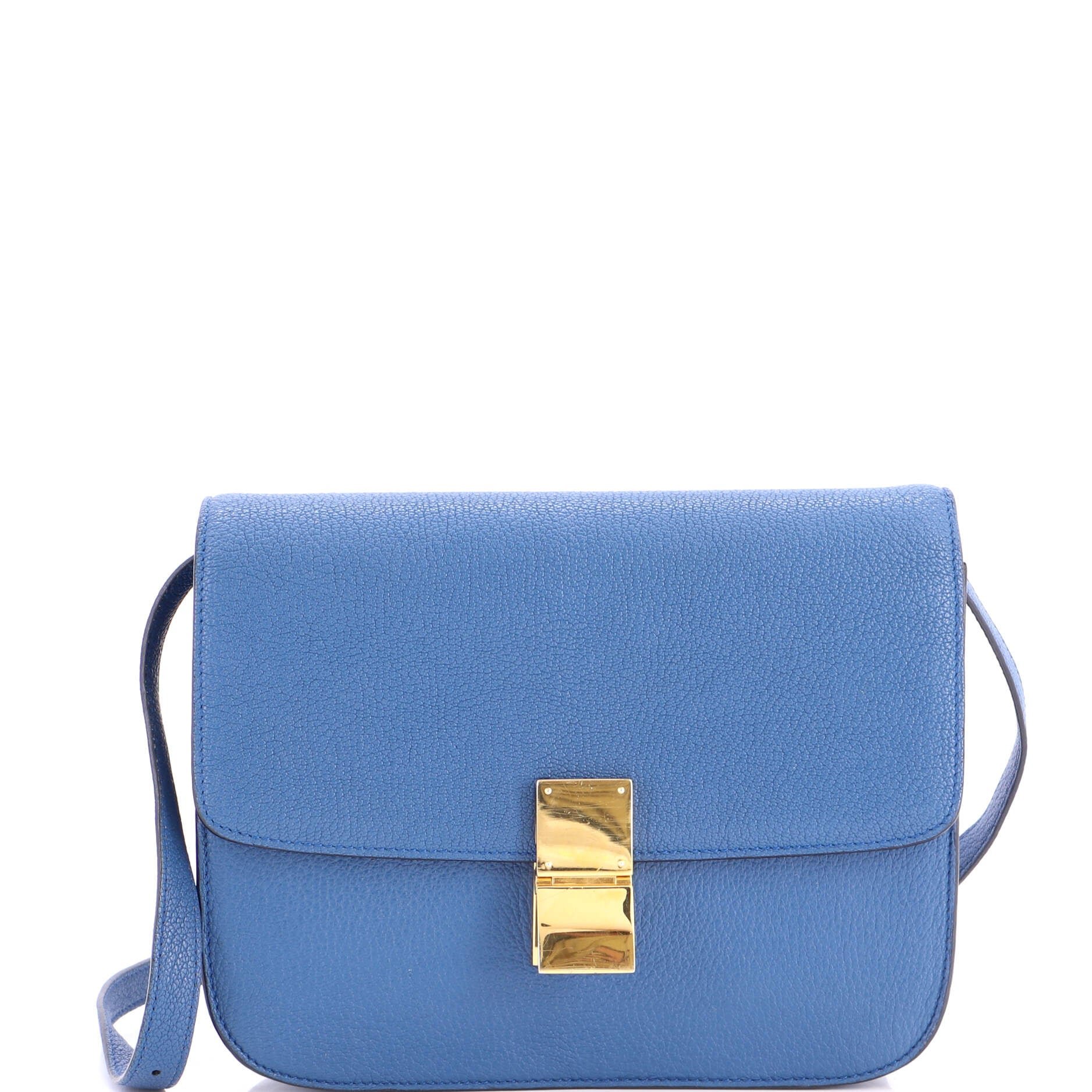 Classic Box Bag Grainy Leather Medium