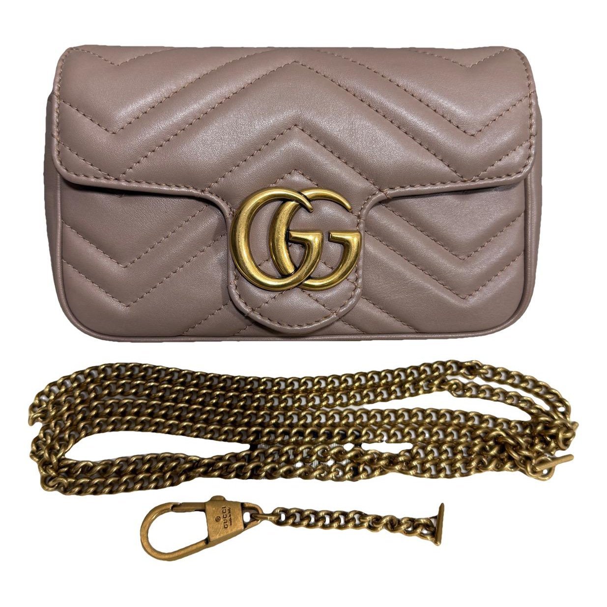 GG Marmont Flap leather handbag