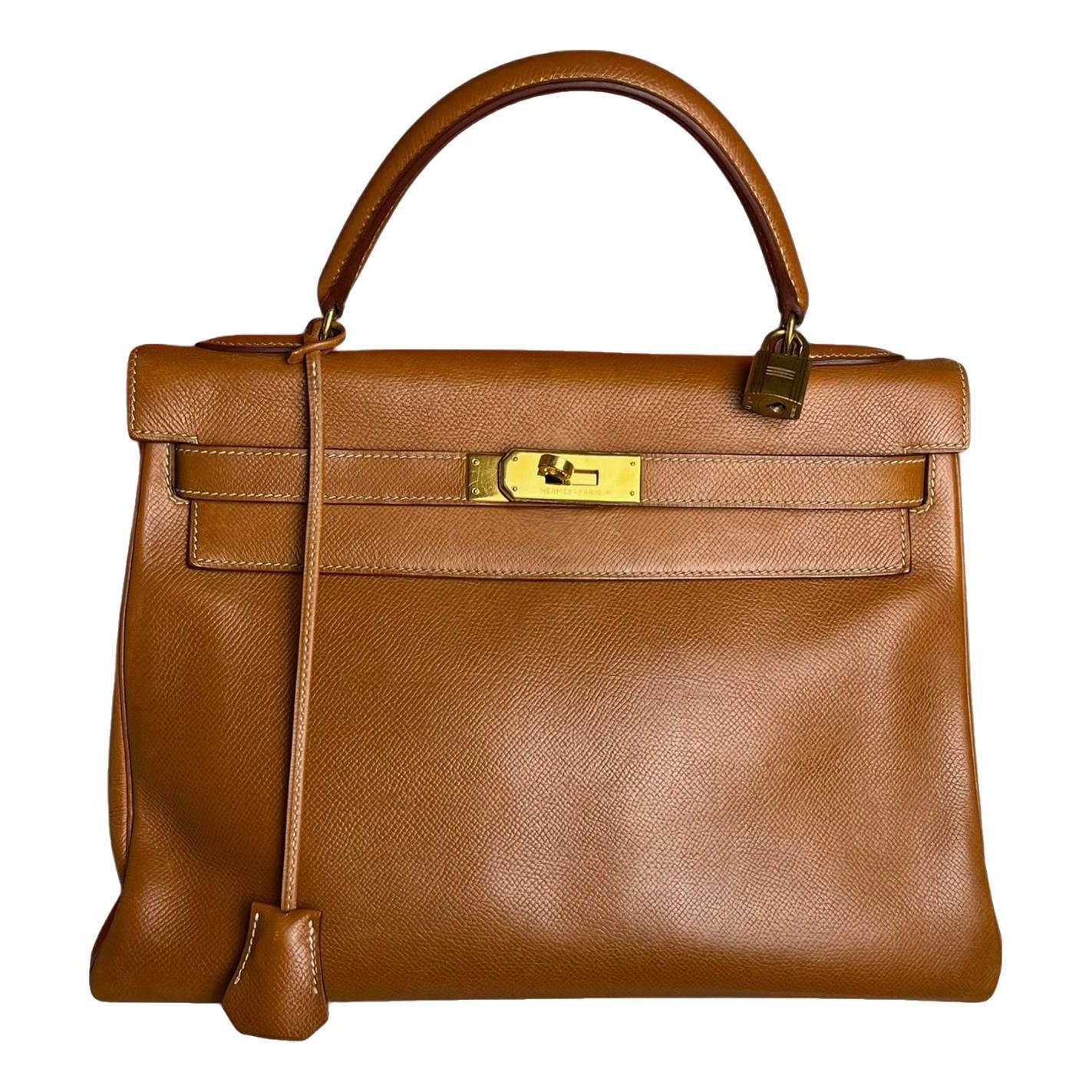 Kelly 32 leather handbag