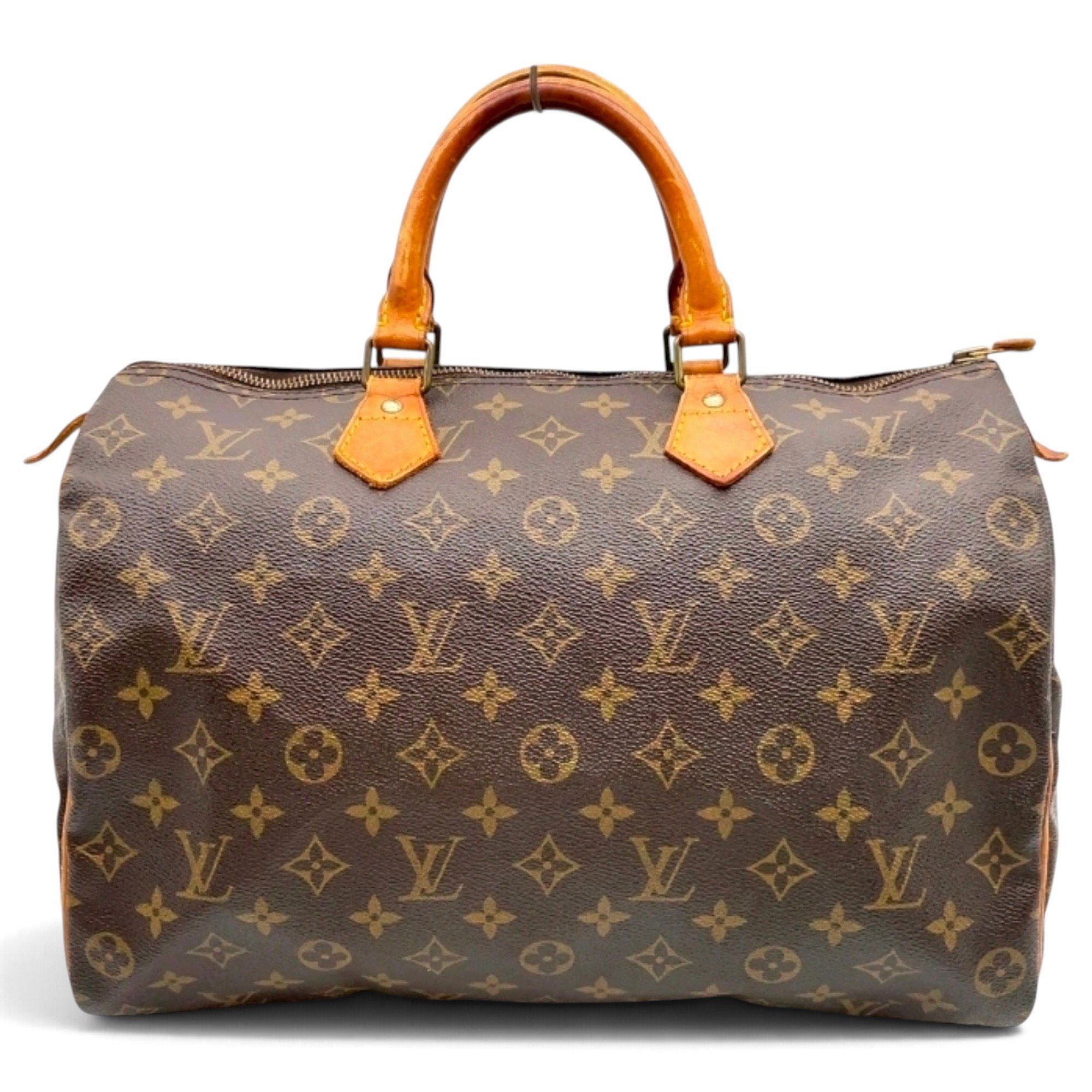 Speedy leather handbag