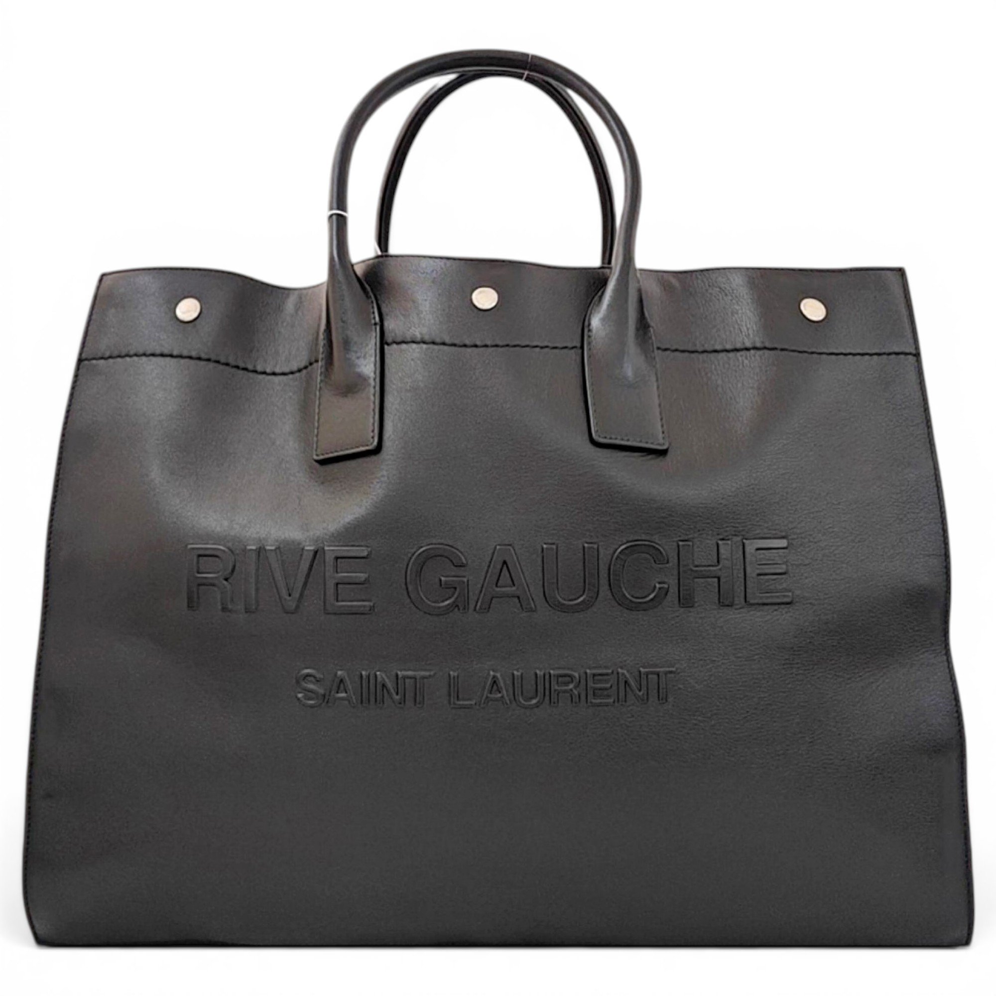 Cabas Rive Gauche leather handbag