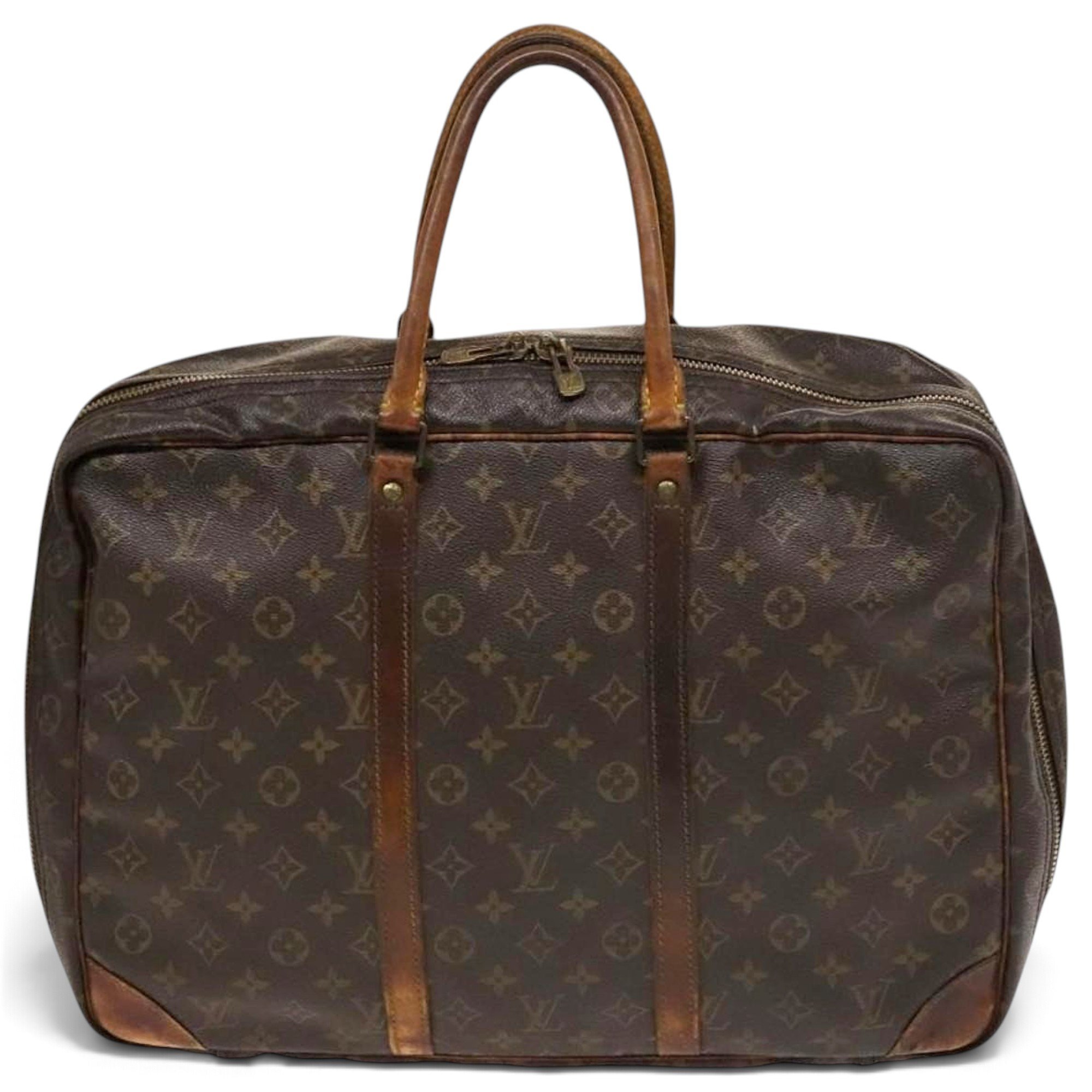 Leather bowling bag