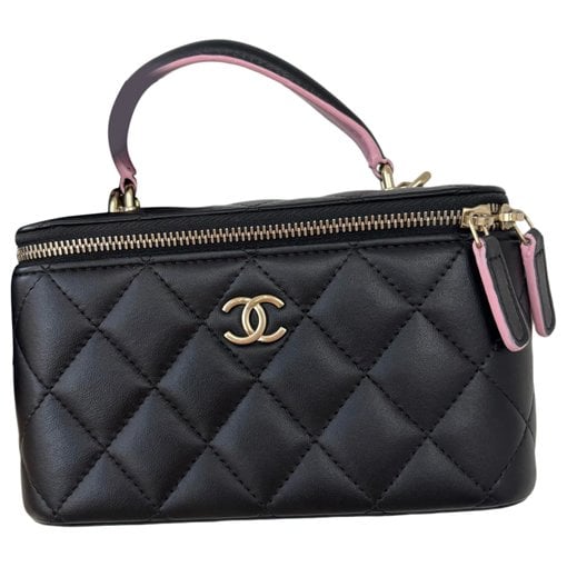 Trendy CC Vanity leather handbag