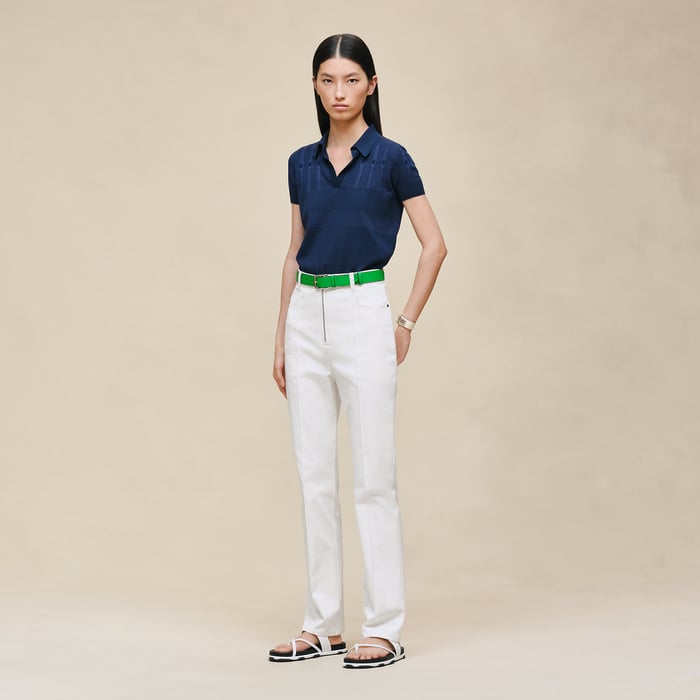Bleu Outremer Short-sleeve Polo Shirt