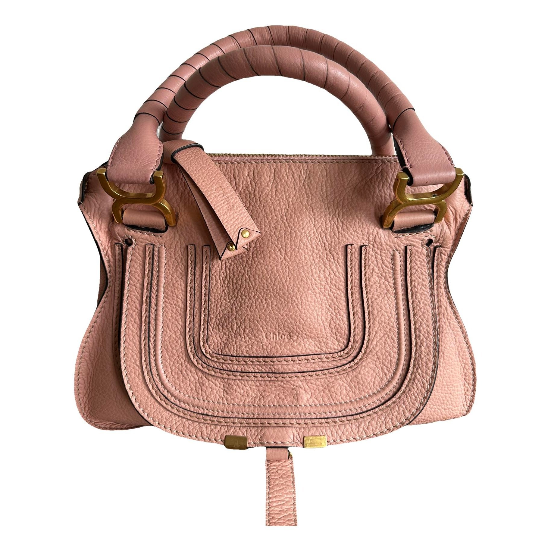 Marcie Top Handle leather handbag