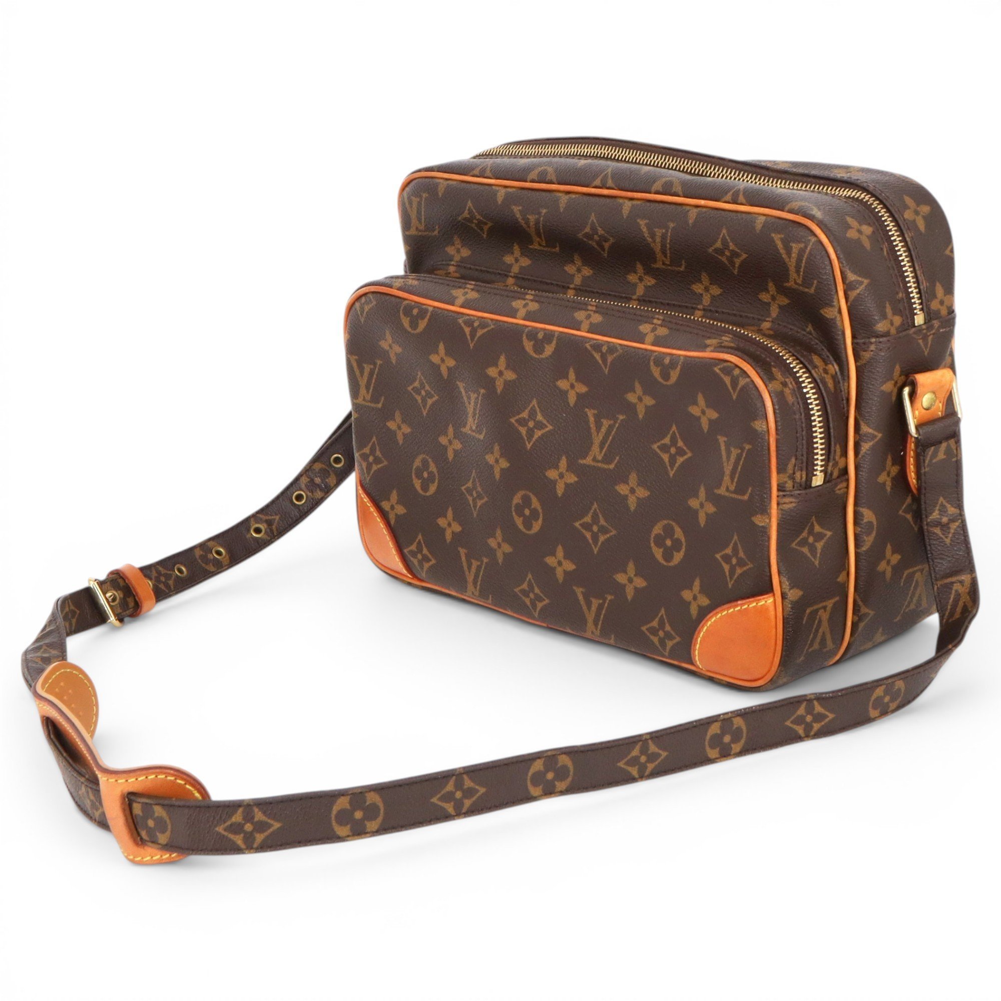 Nile leather crossbody bag