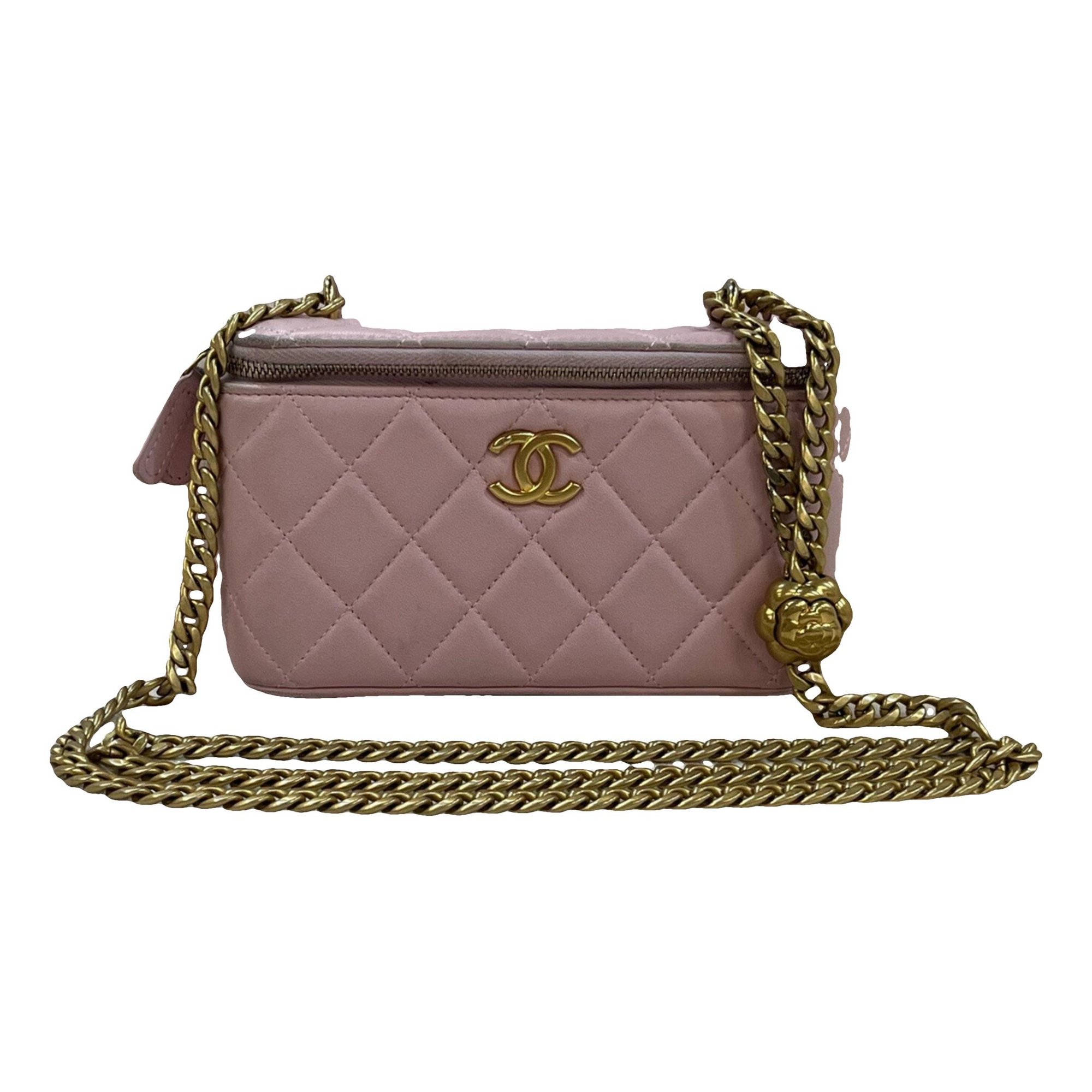 Trendy CC Vanity leather handbag