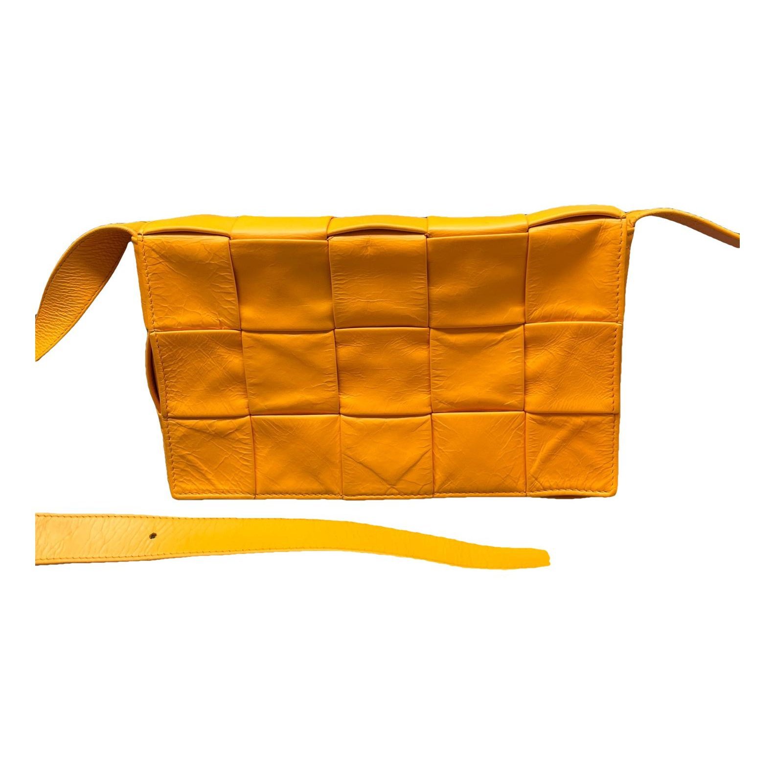 Cassette leather handbag