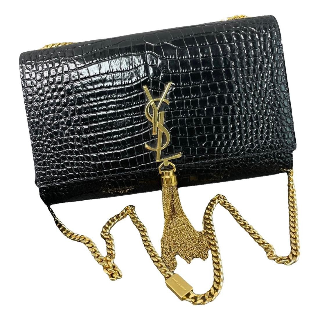 Pompom Kate leather handbag