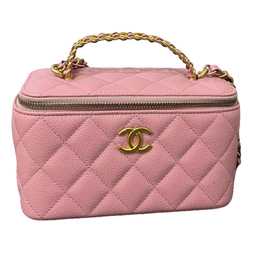 Trendy CC Vanity leather handbag