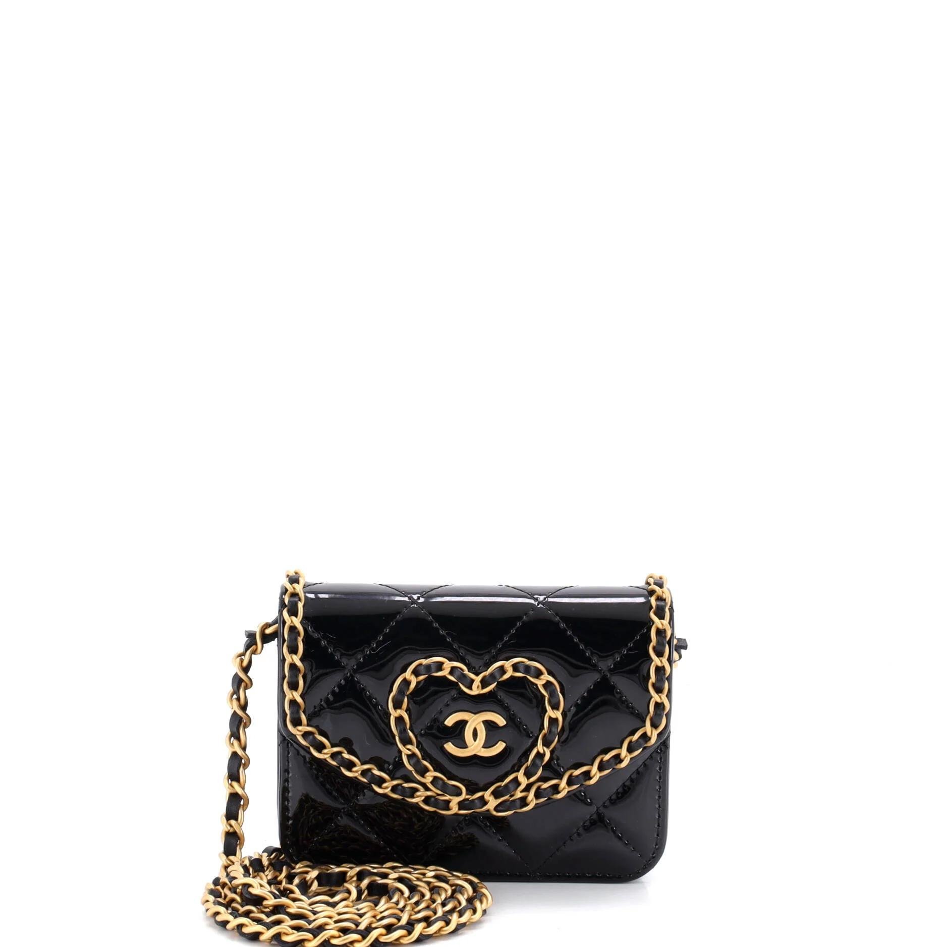 Patent leather crossbody bag