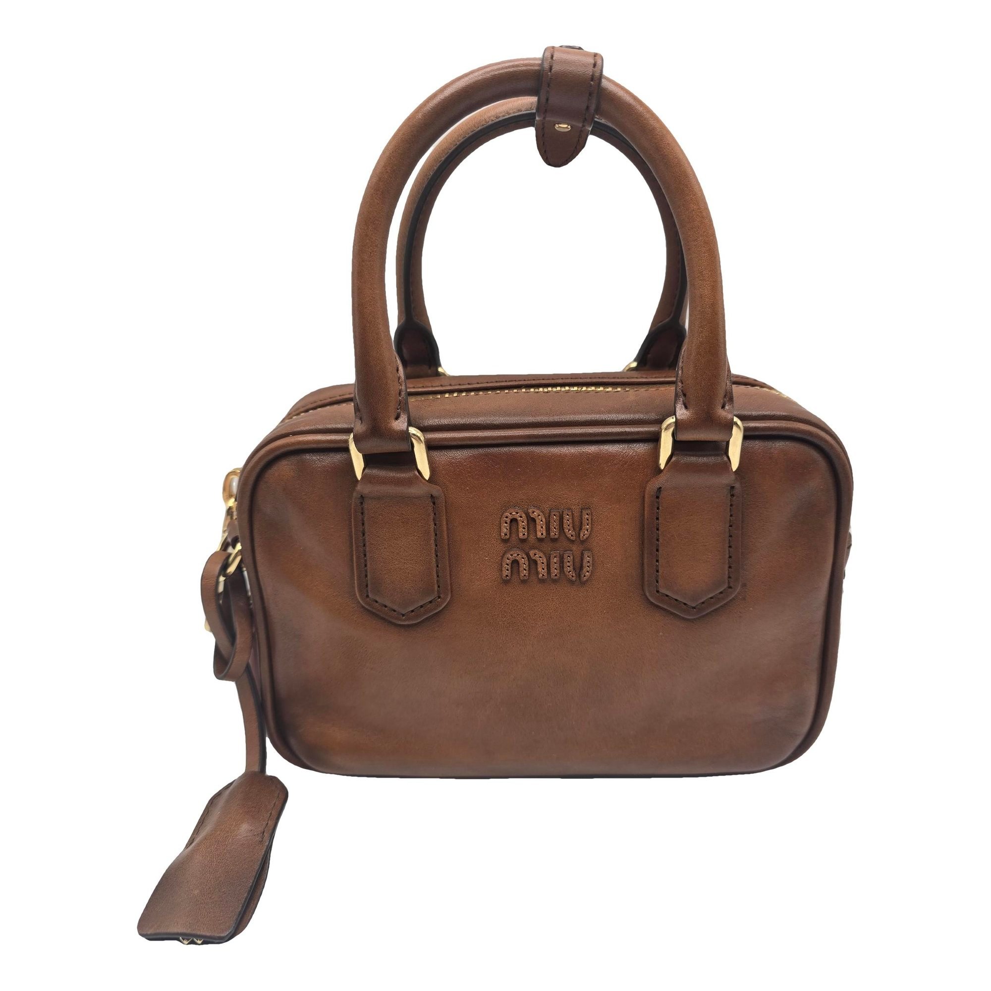 Arcadie leather handbag