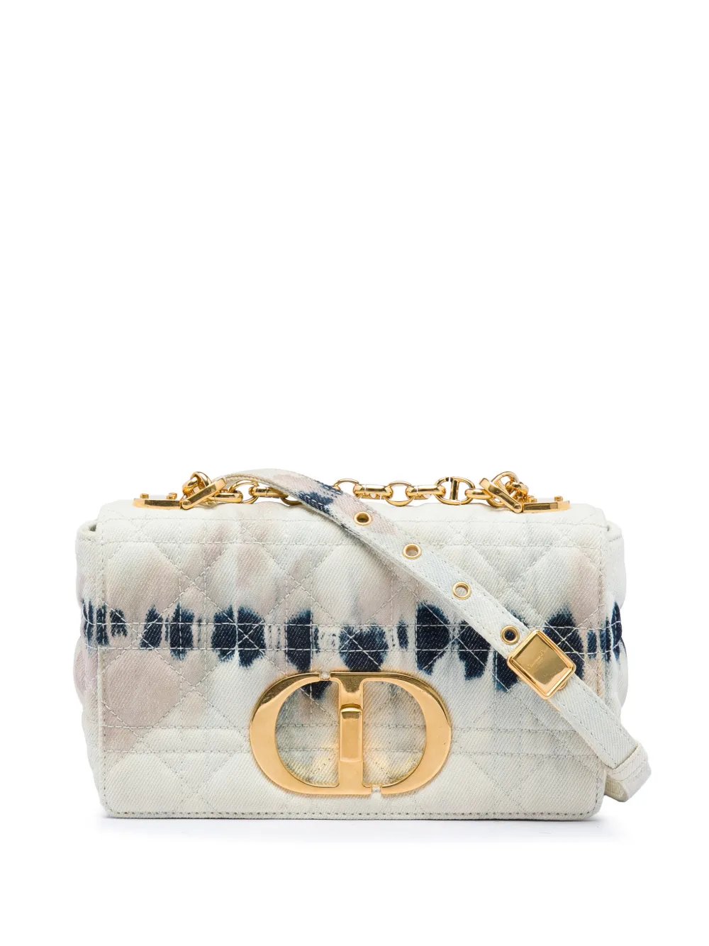 2021 Small Tie Dye Denim Caro crossbody bag