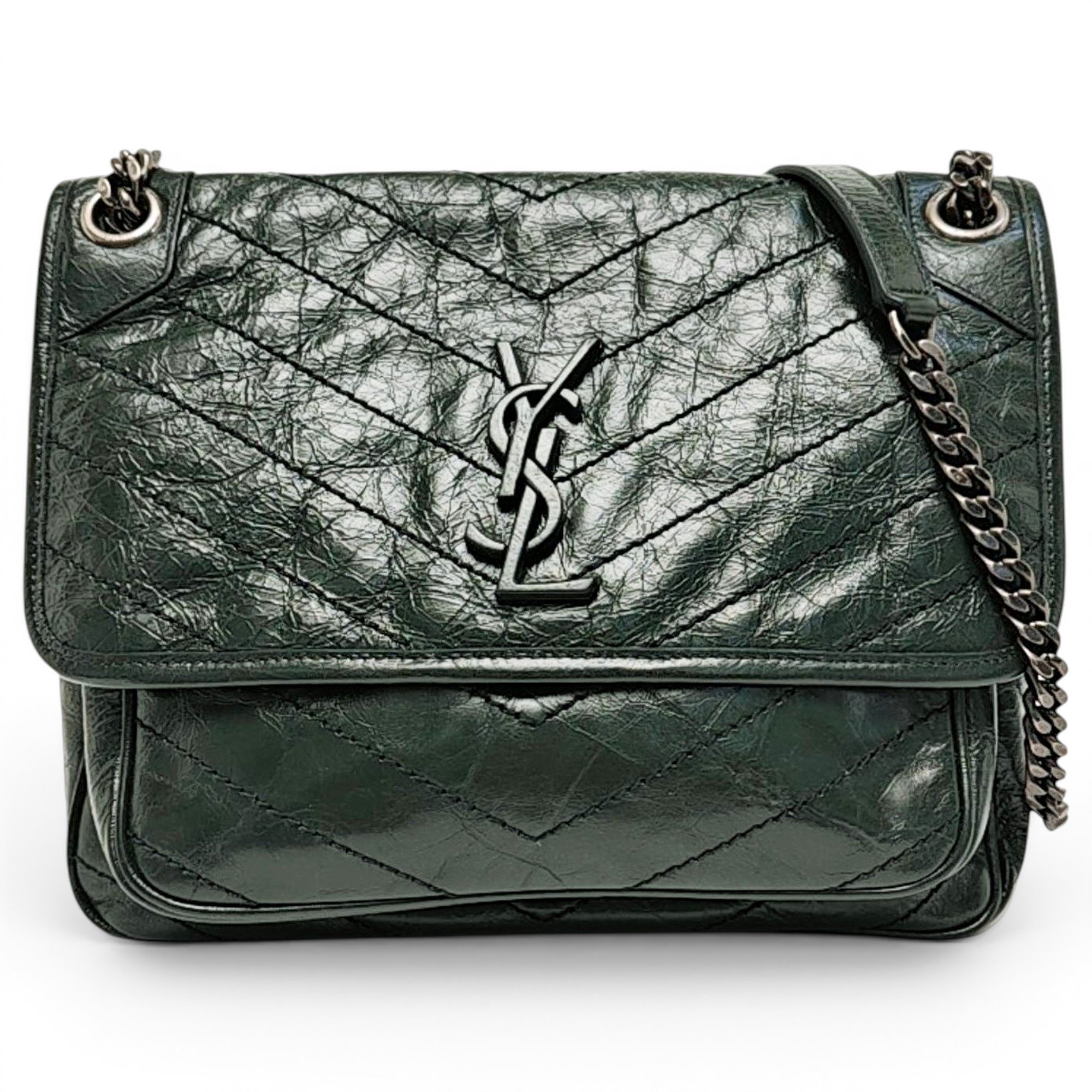 Niki leather crossbody bag