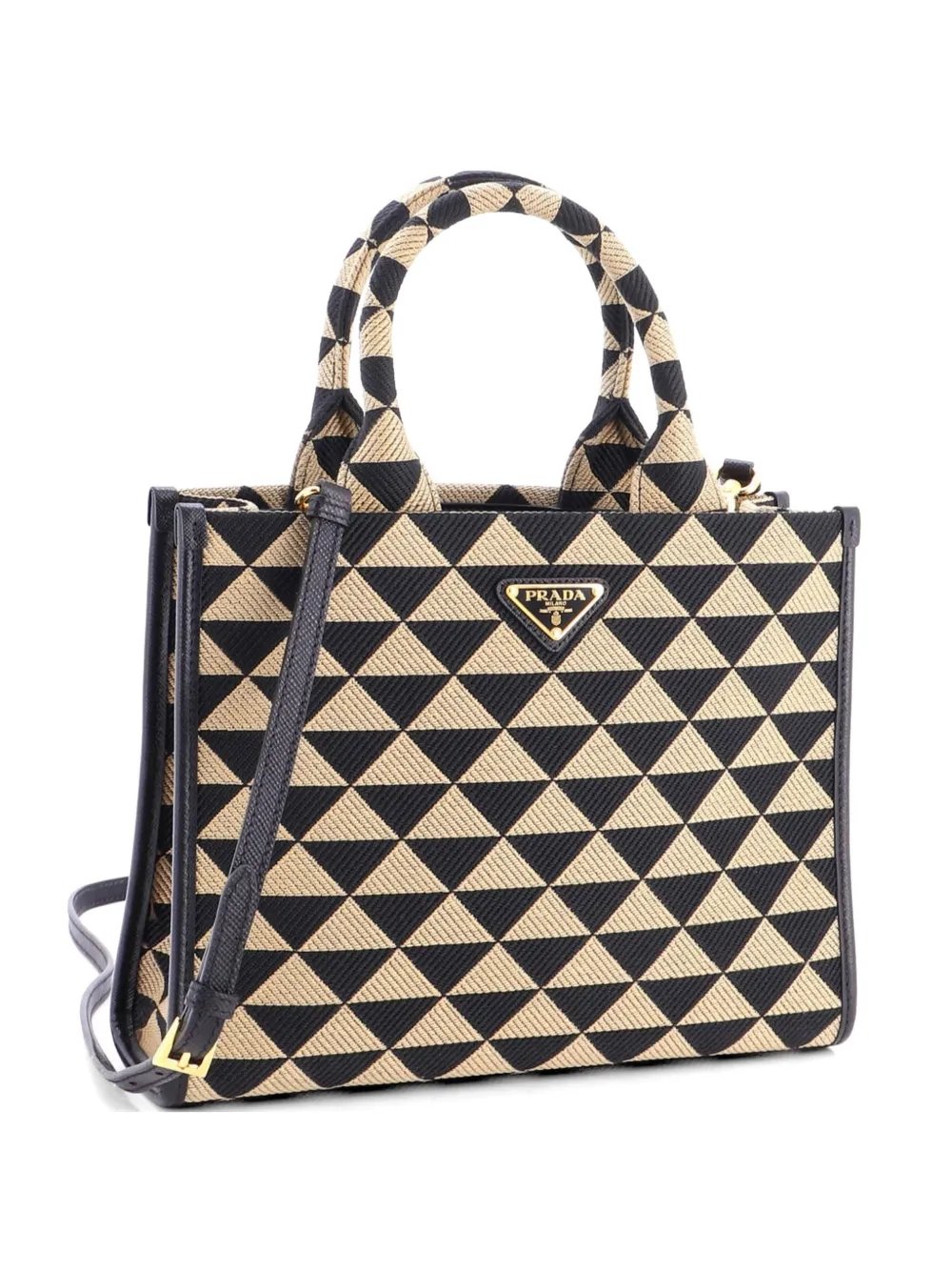 Symbole Shopper Jacquard Small tote bag