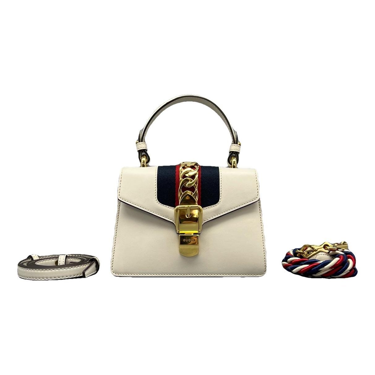 Sylvie Top Handle leather handbag