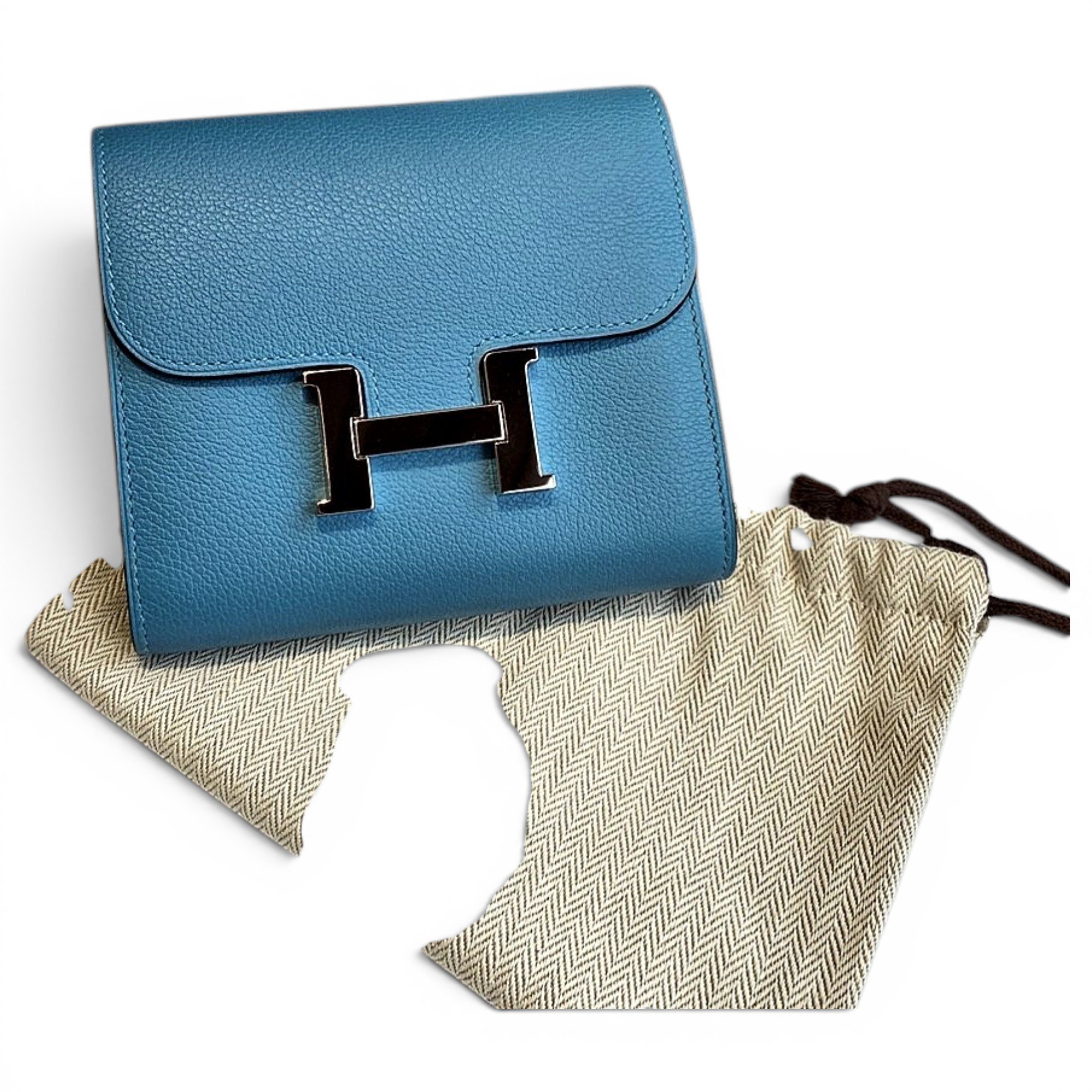 Constance leather clutch bag