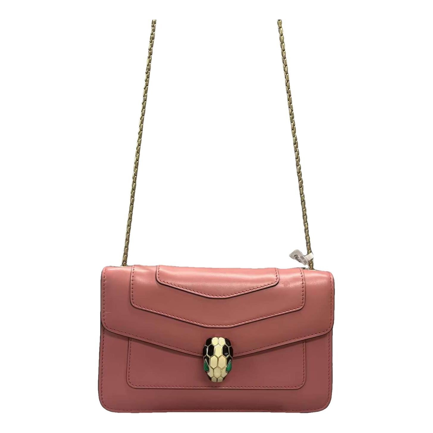 Serpenti leather handbag