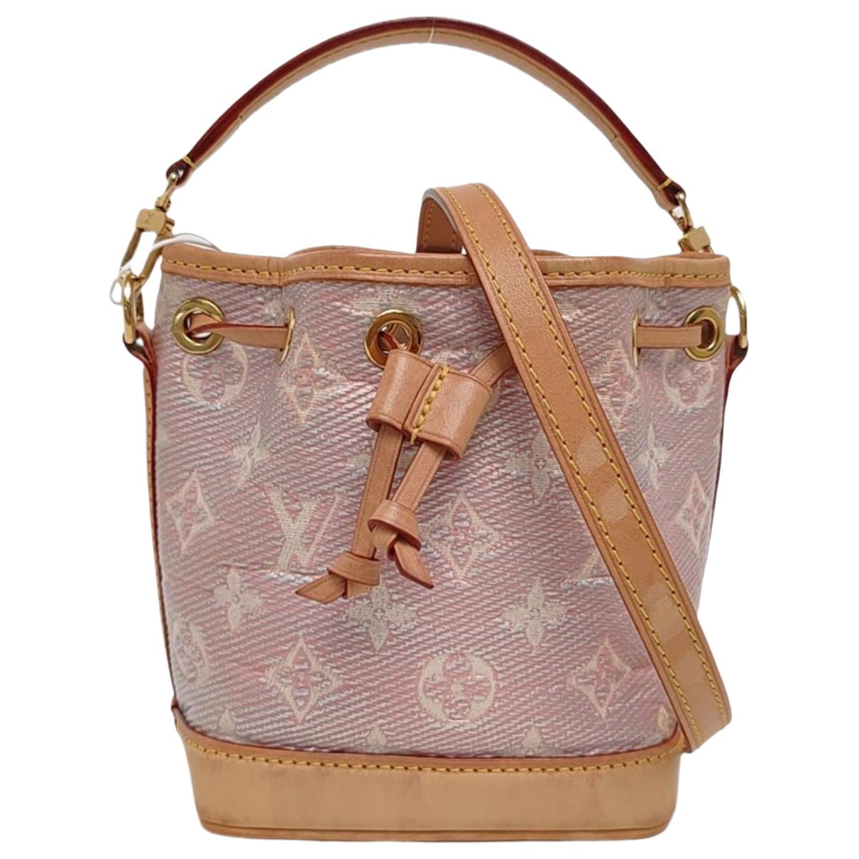 Nano Noé leather handbag