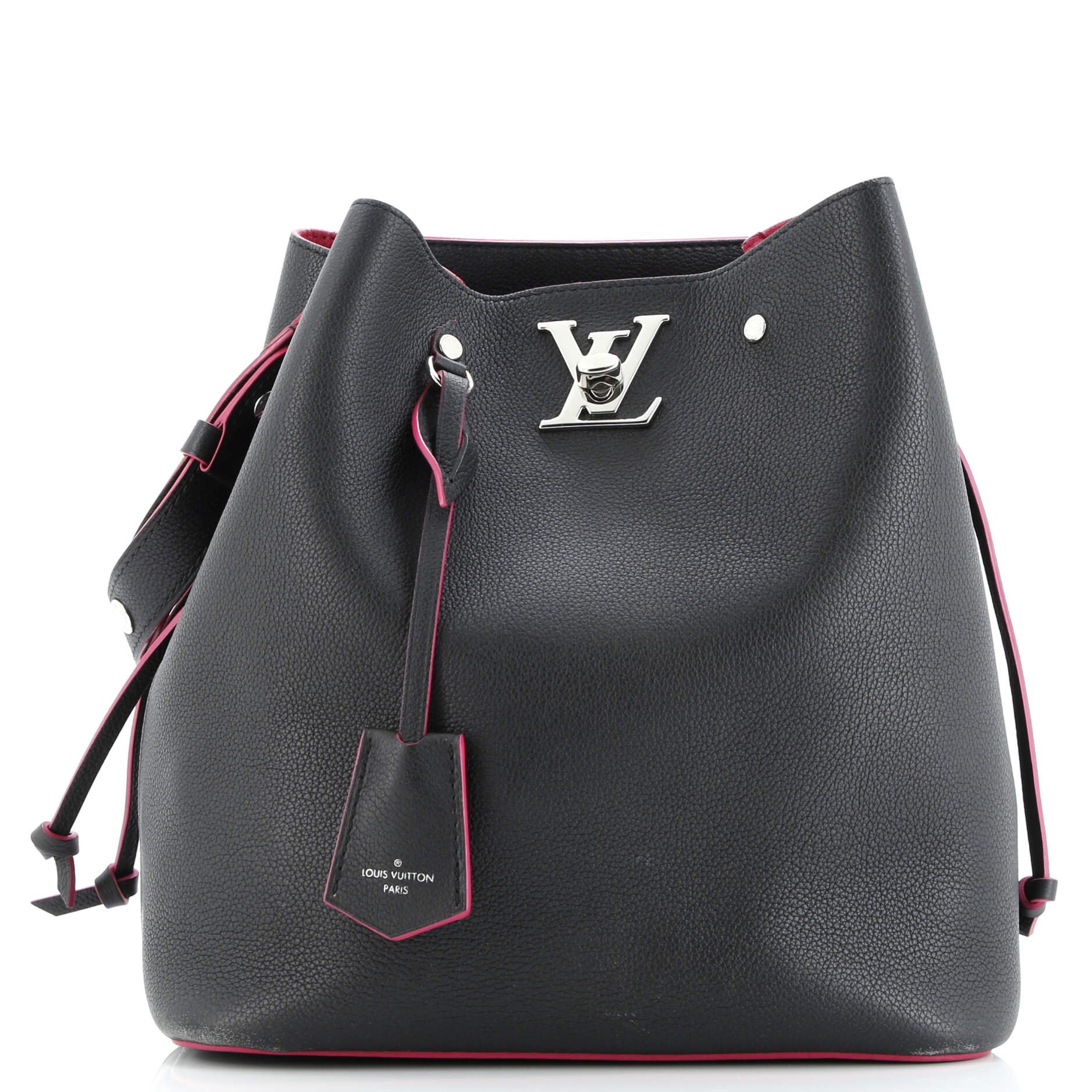 Louis Vuitton Lockme Bucket Bag Leather