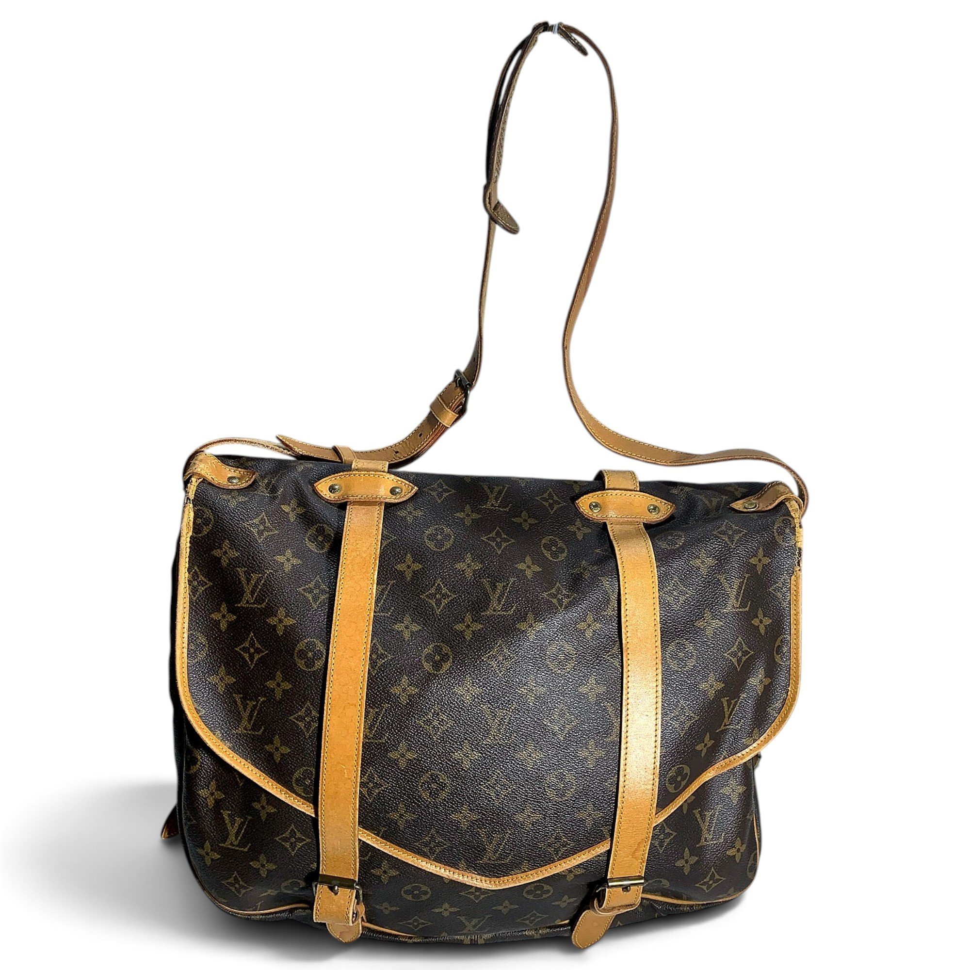 Saumur leather crossbody bag