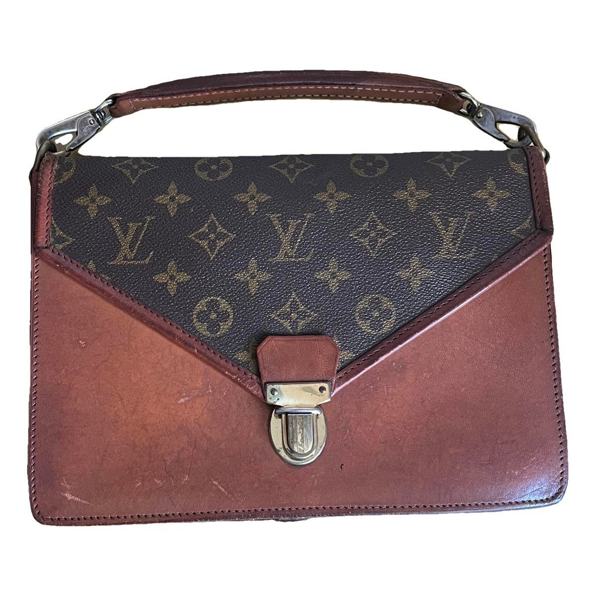 Biface leather handbag