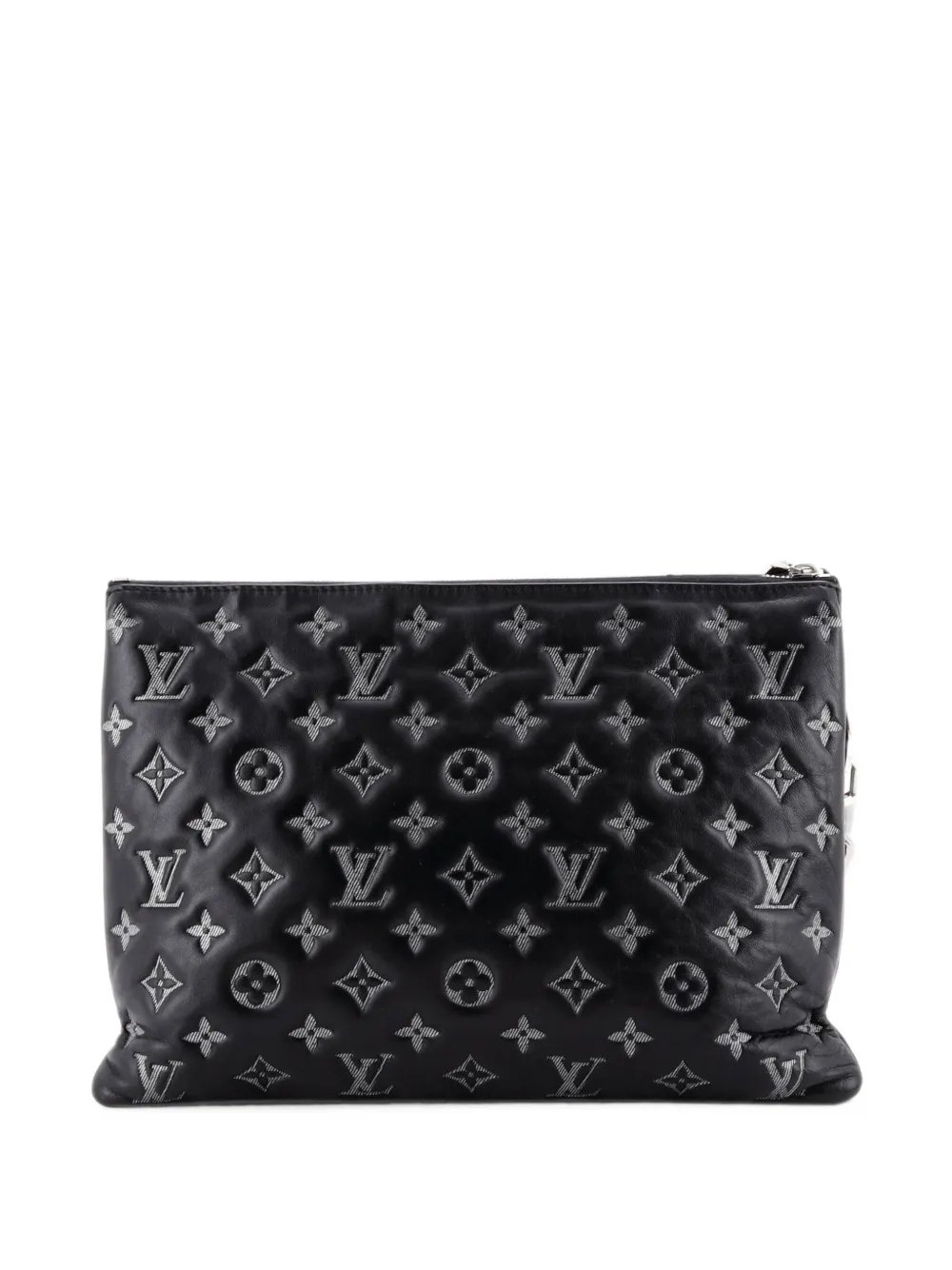 Coussin Bag Denim Printed Monogram Embossed Lambskin MM crossbody bag