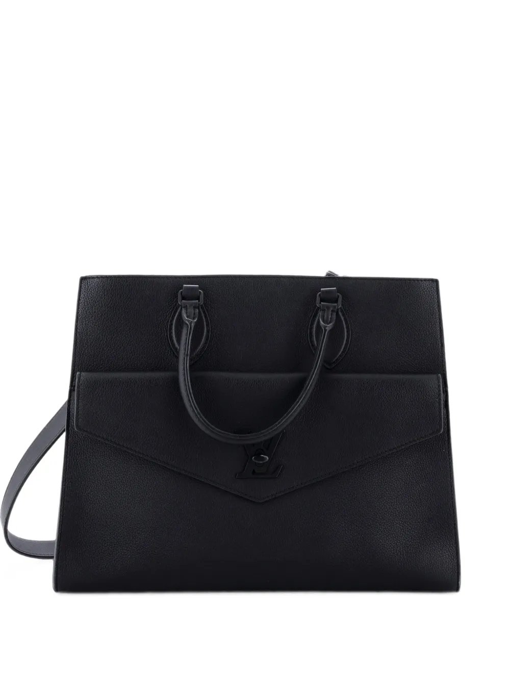 Lockme Monochrome Leather MM tote bag