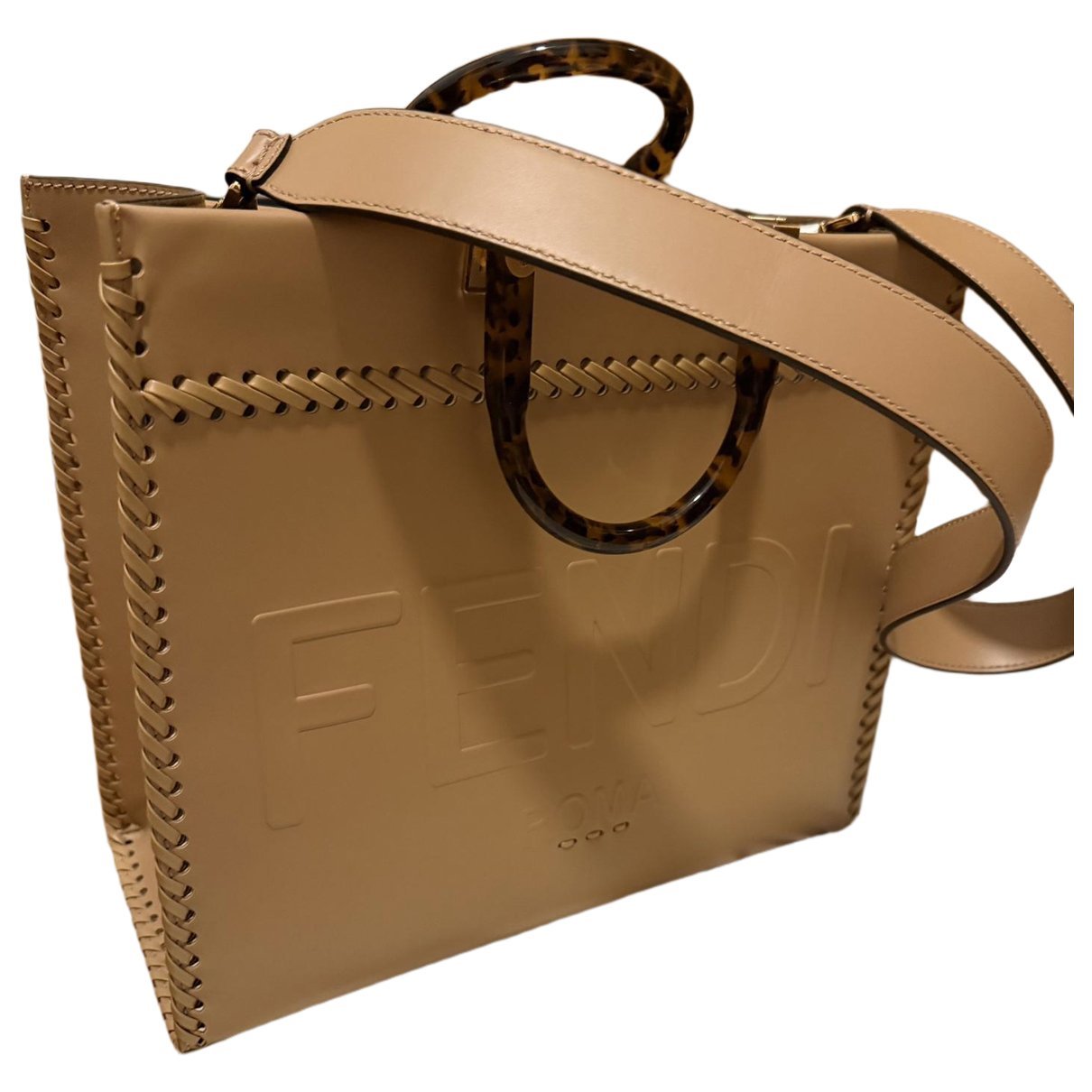 Sunshine leather tote