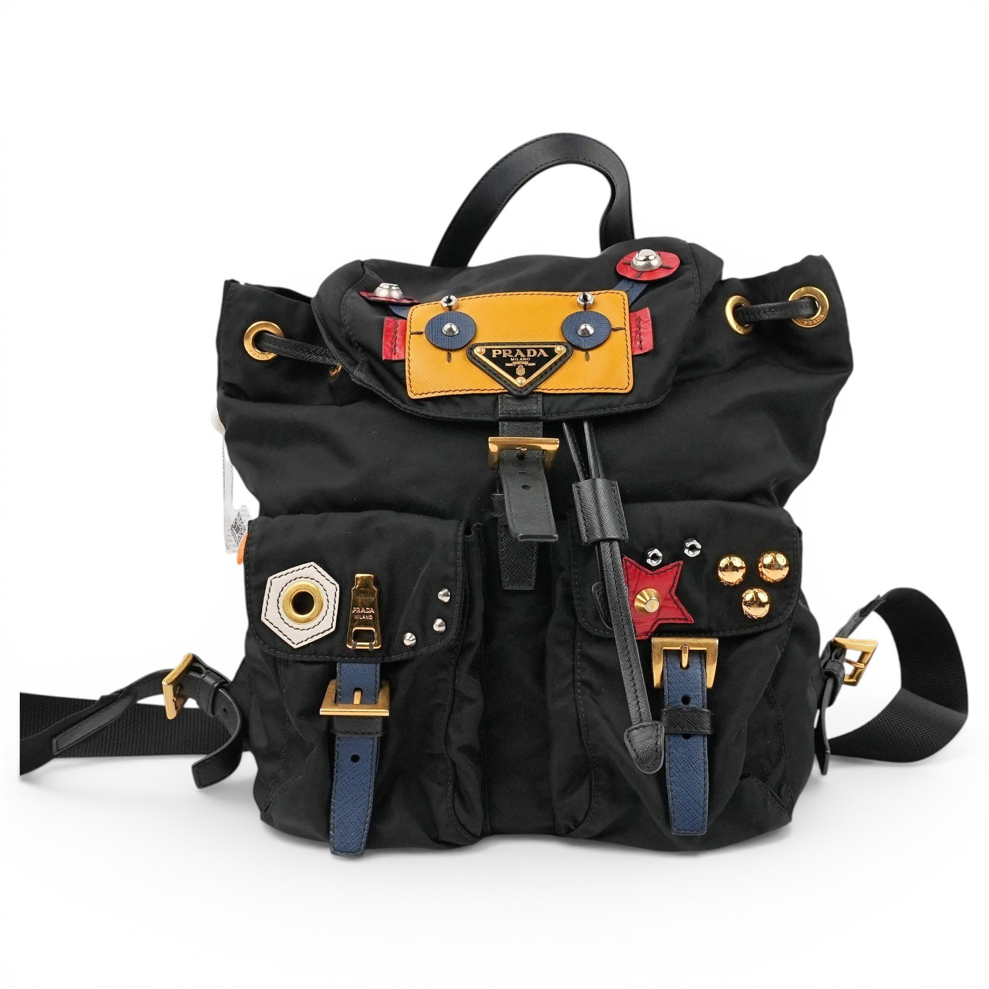 Leather backpack