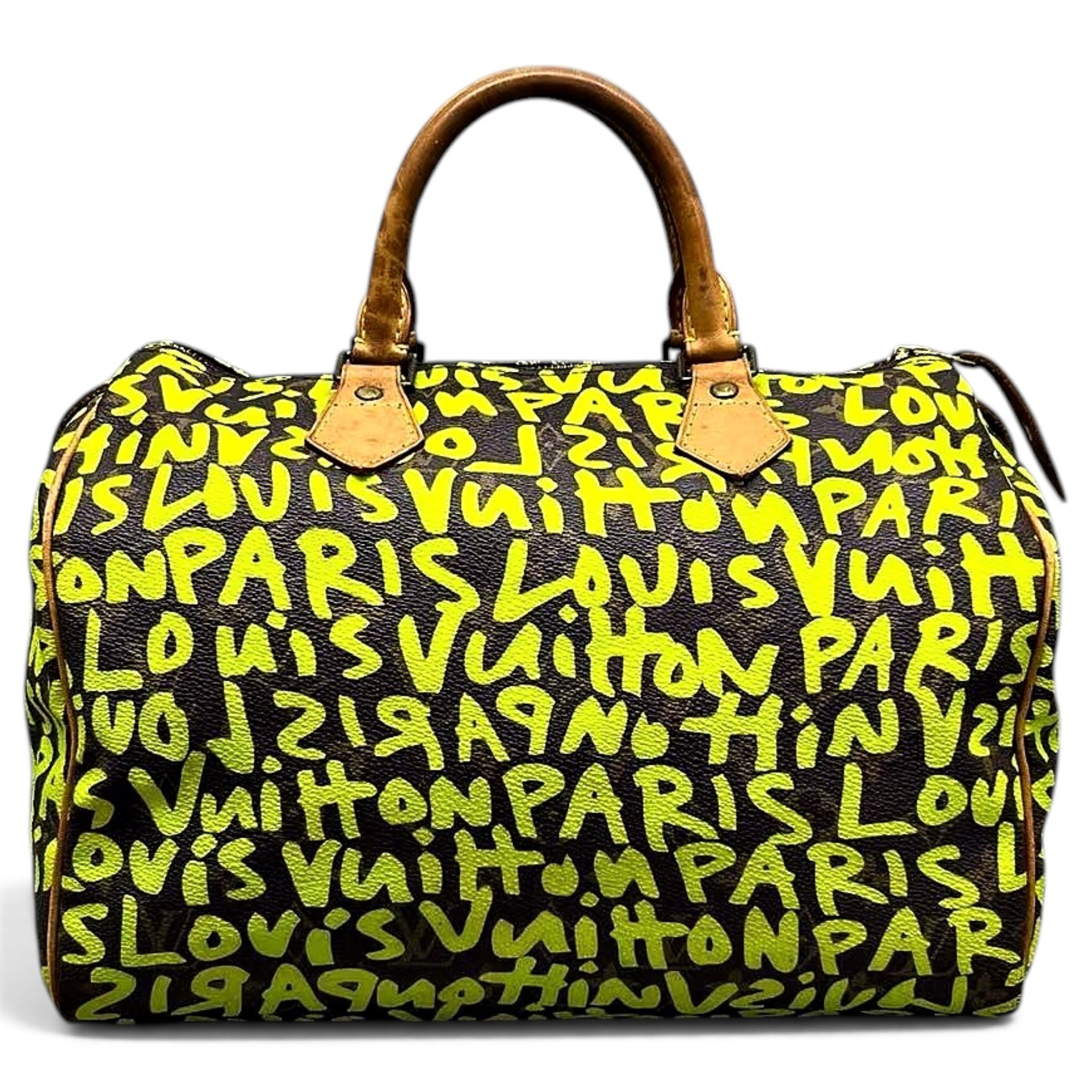 Speedy leather bowling bag