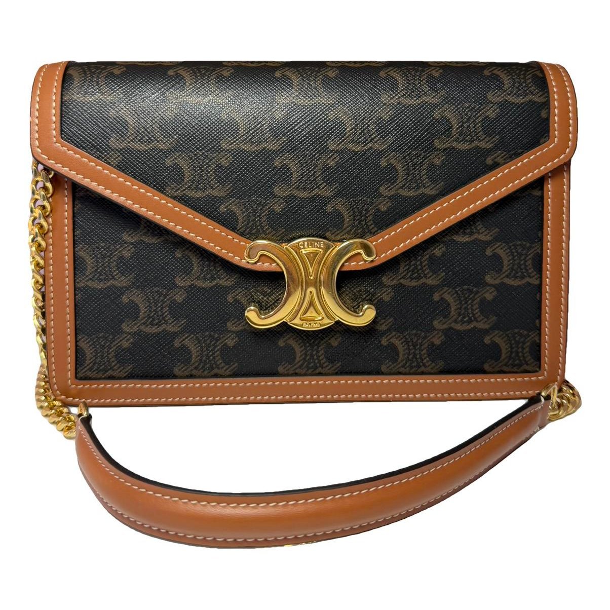 Wallet On Chain Margo leather crossbody bag