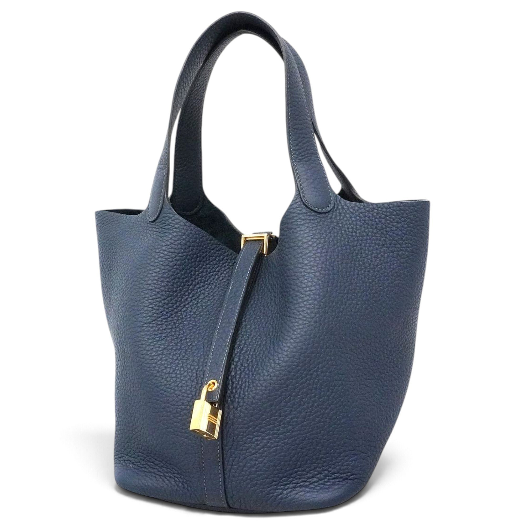 Picotin leather handbag