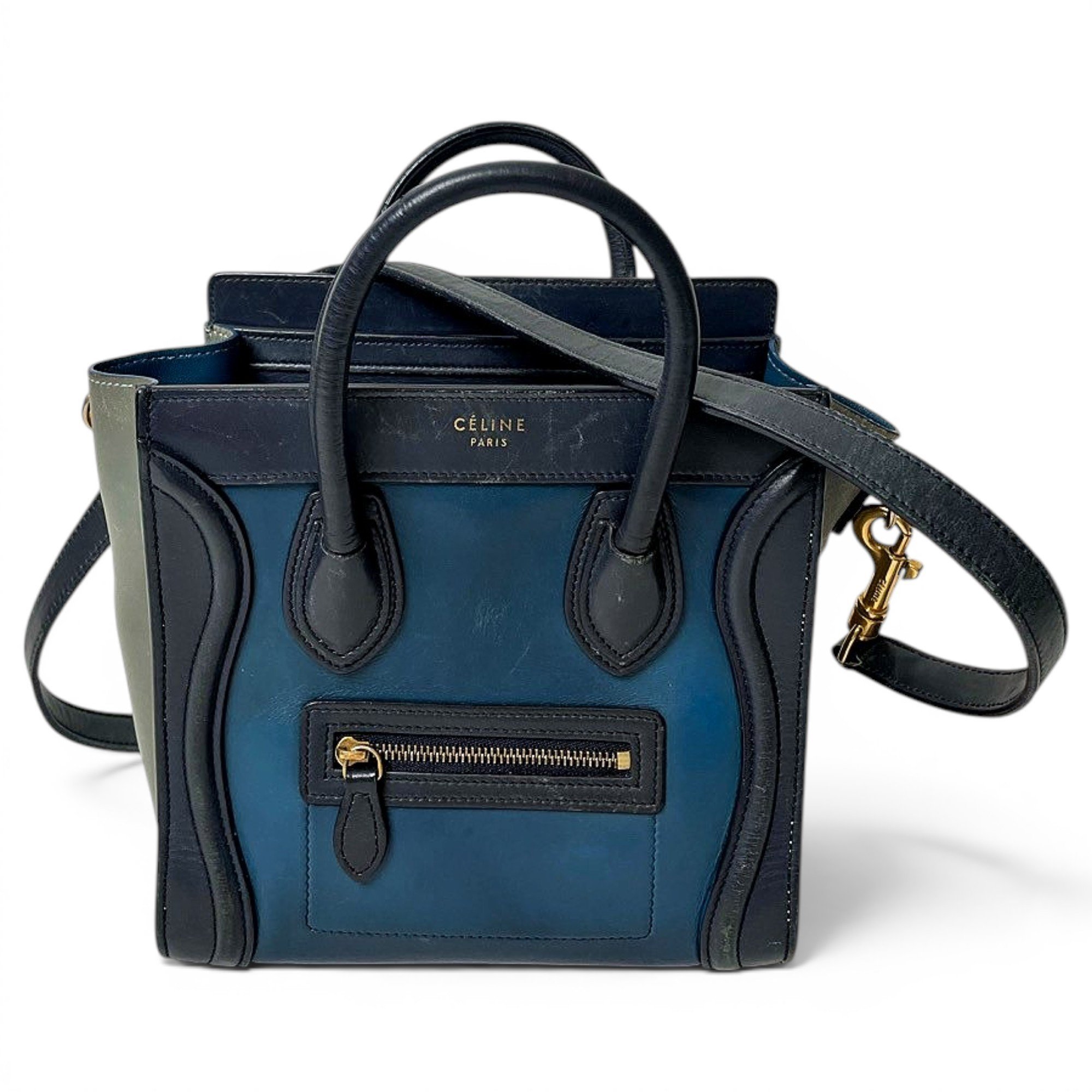 Luggage leather handbag