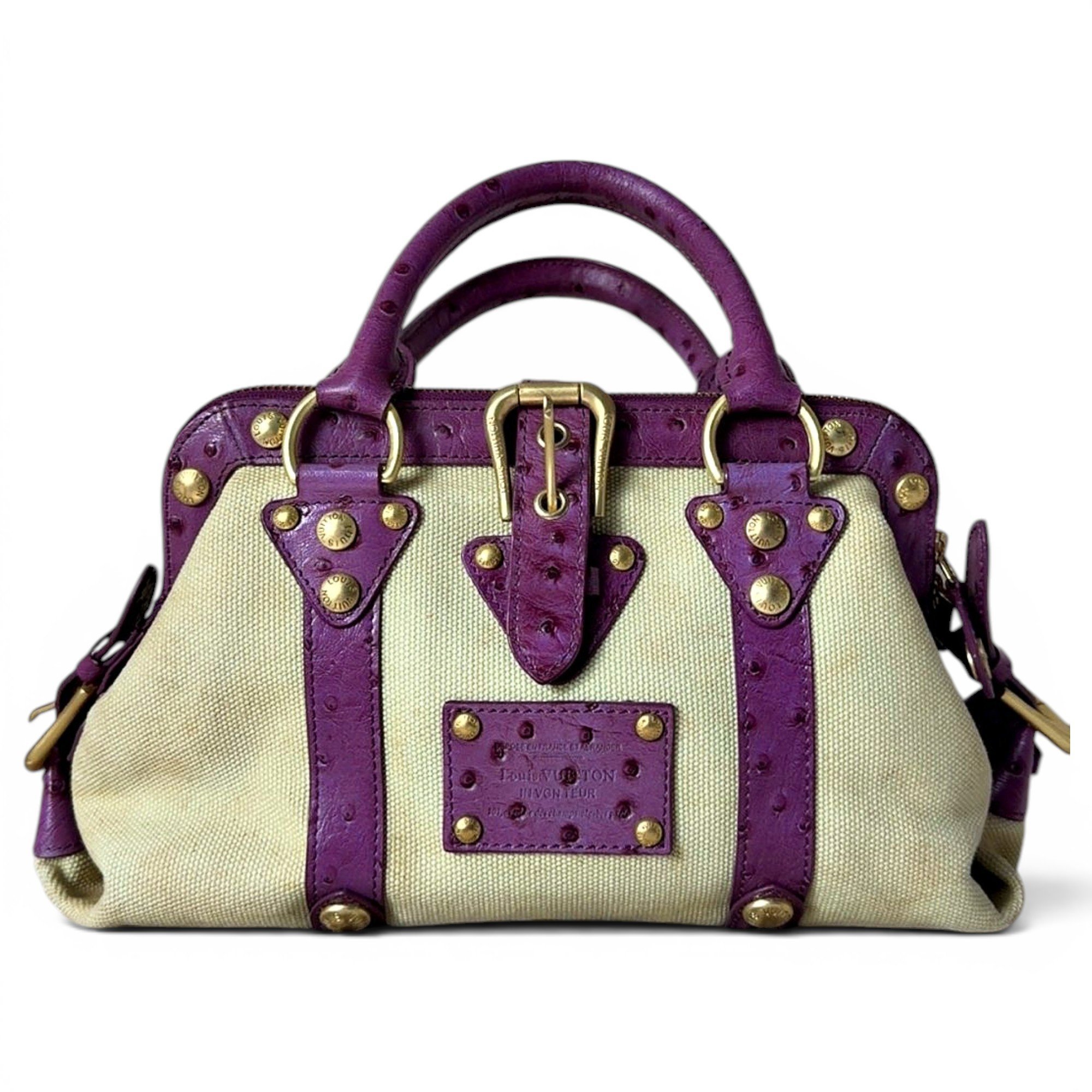 Louis Vuitton Deauville leather handbag