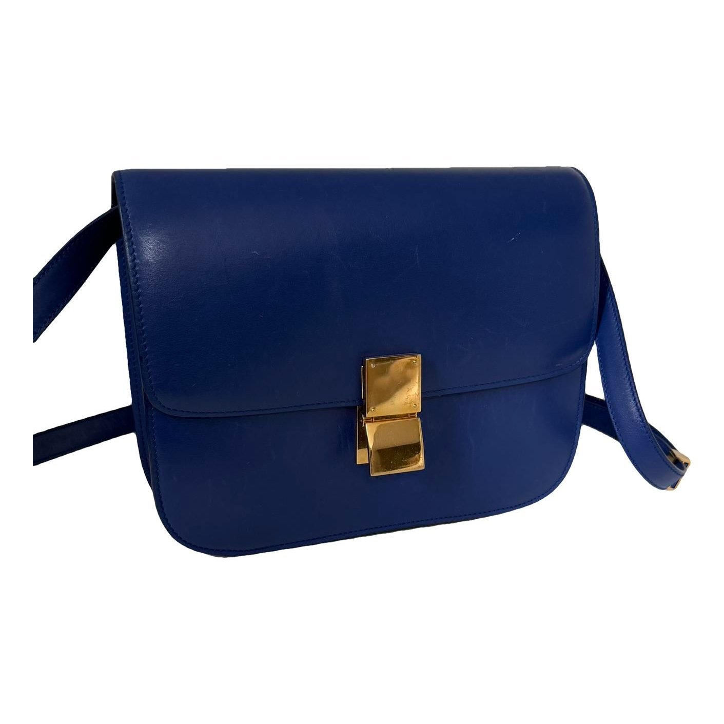 Classic leather crossbody bag
