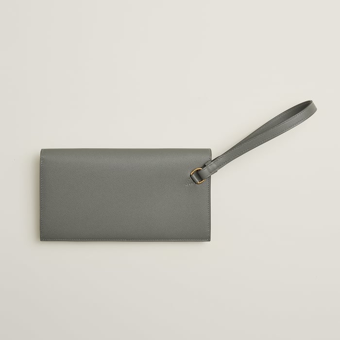 Gris Meyer Kelly Pocket Long Wallet