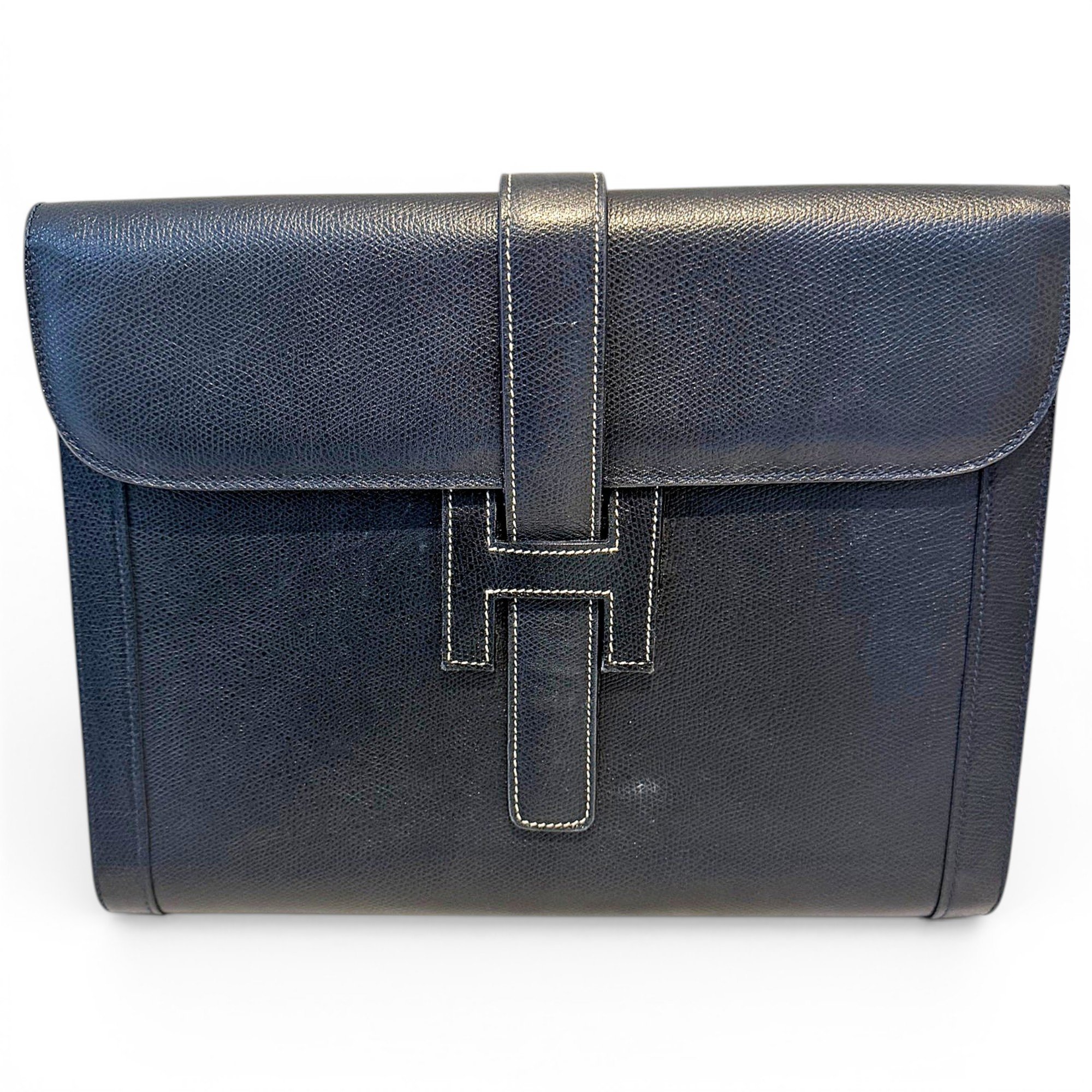 Hermes Jige Handbag Black