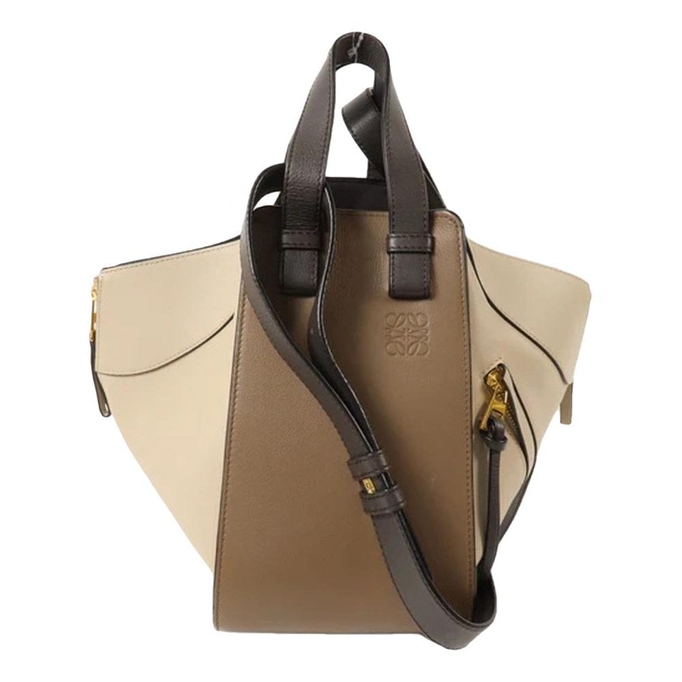Hammock leather handbag
